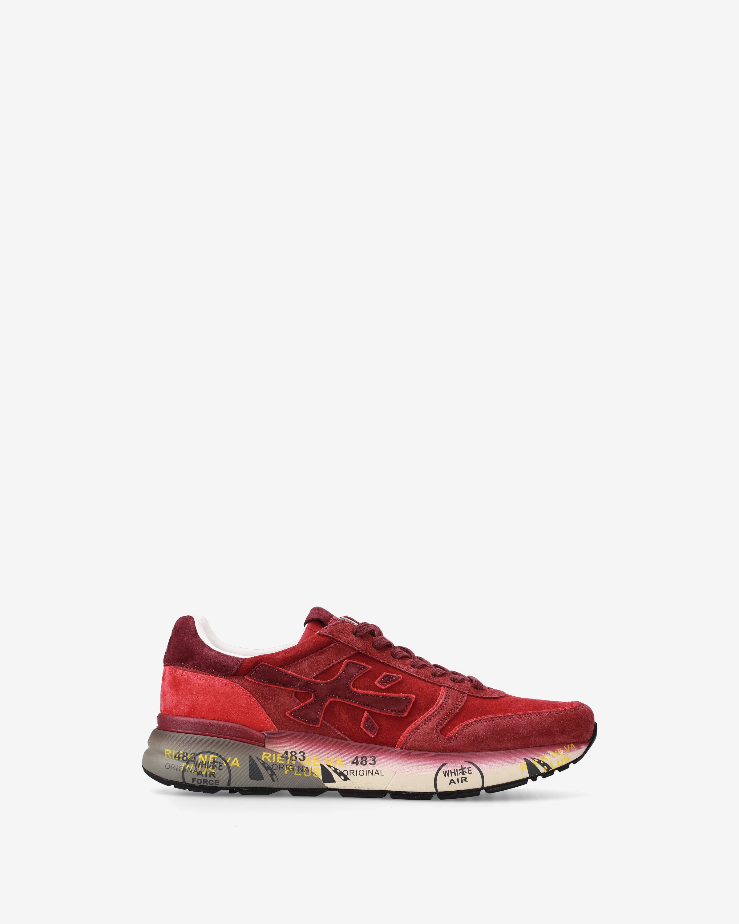 Premiata Mick 7862 sneakers rouges daim pointure 43