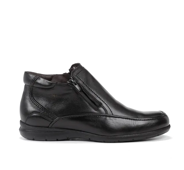 Fluchos Luca 87830 bottines homme noir cuir confort