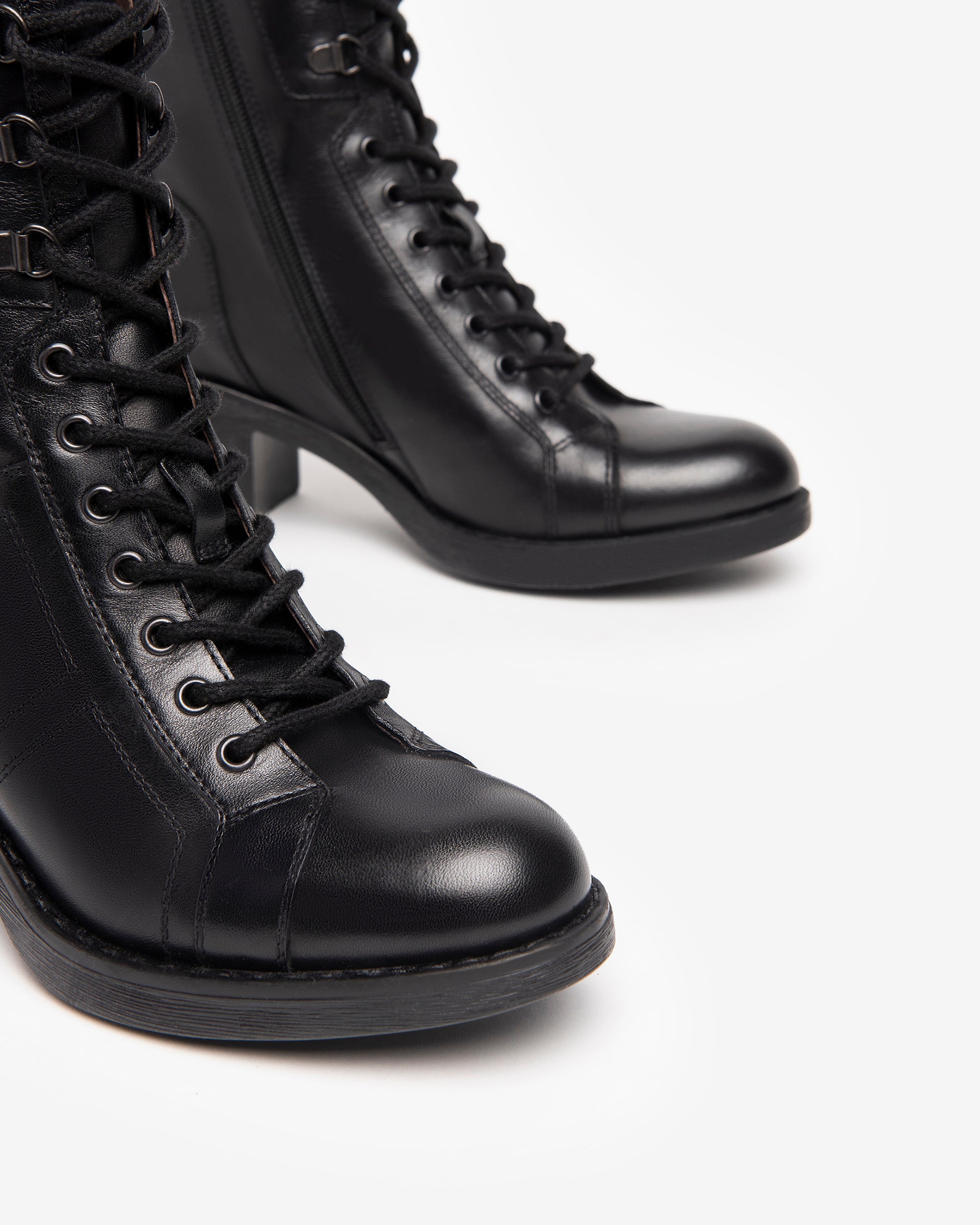 Nero Giardini Combat Boots rangers femme cuir