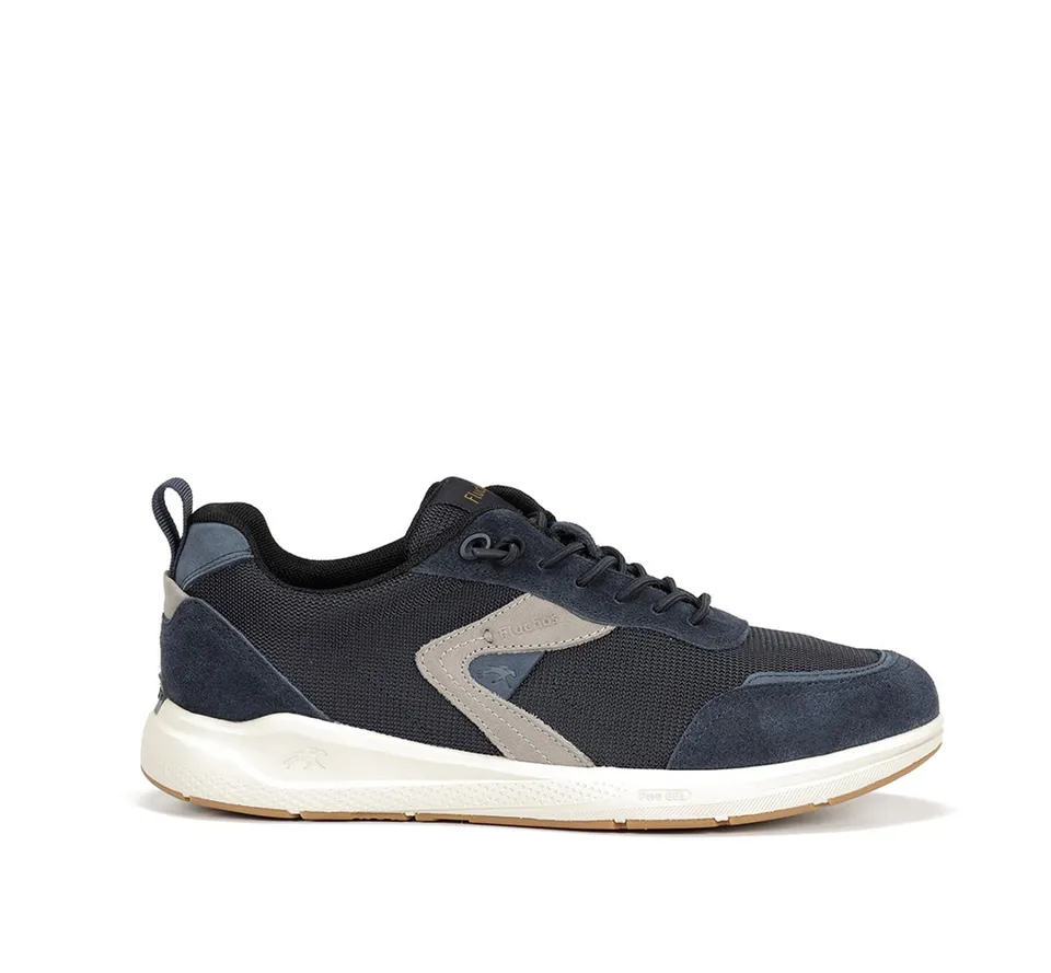 Fluchos Trento F2442 basket bleue homme cuir