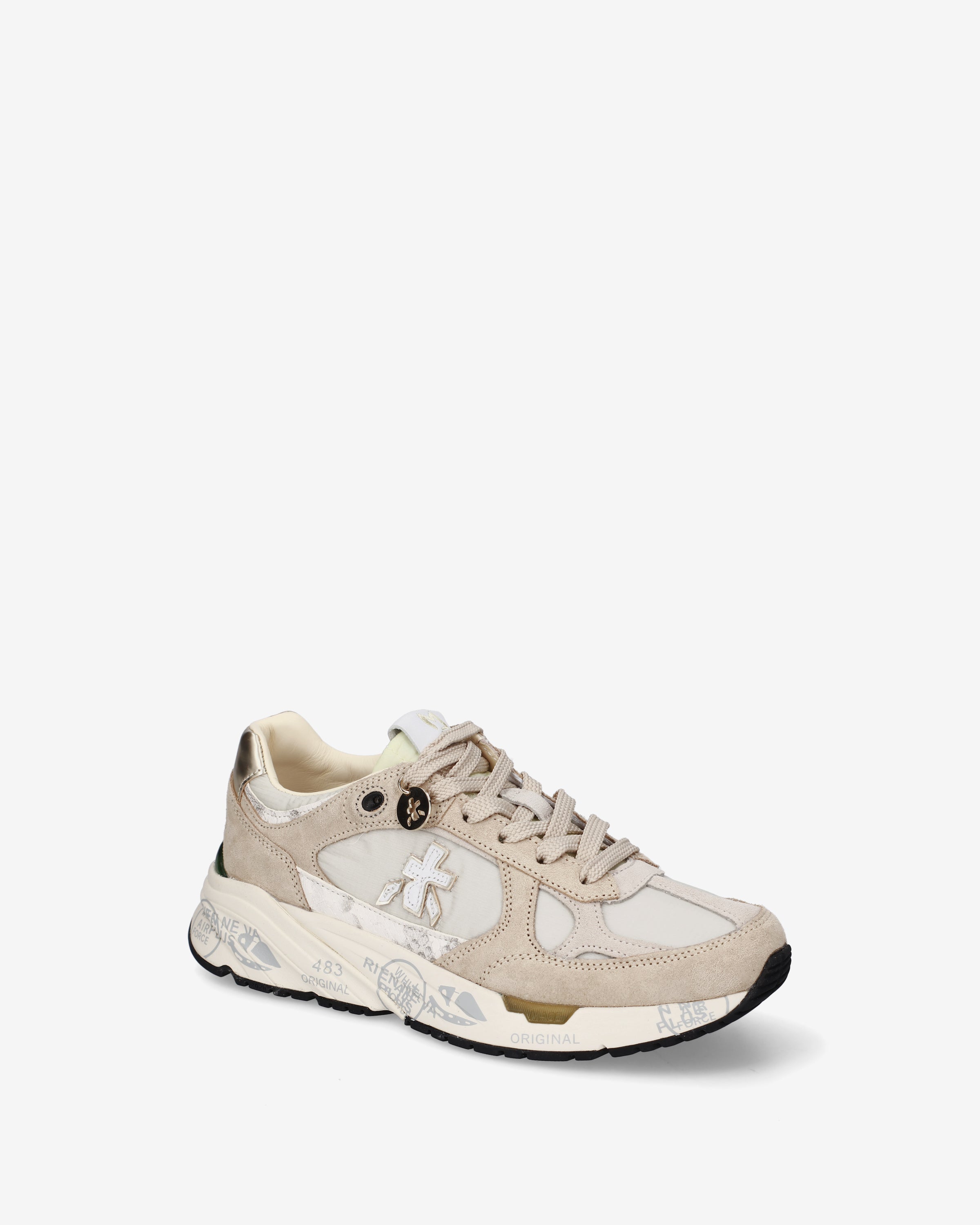 Premiata Mased 8116 sneakers beige dore femme