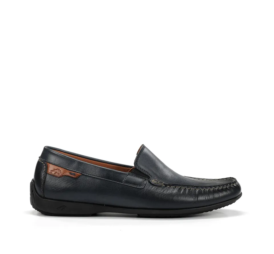 Fluchos Mocasines SAMOA F2208 mocassins homme bleu souple