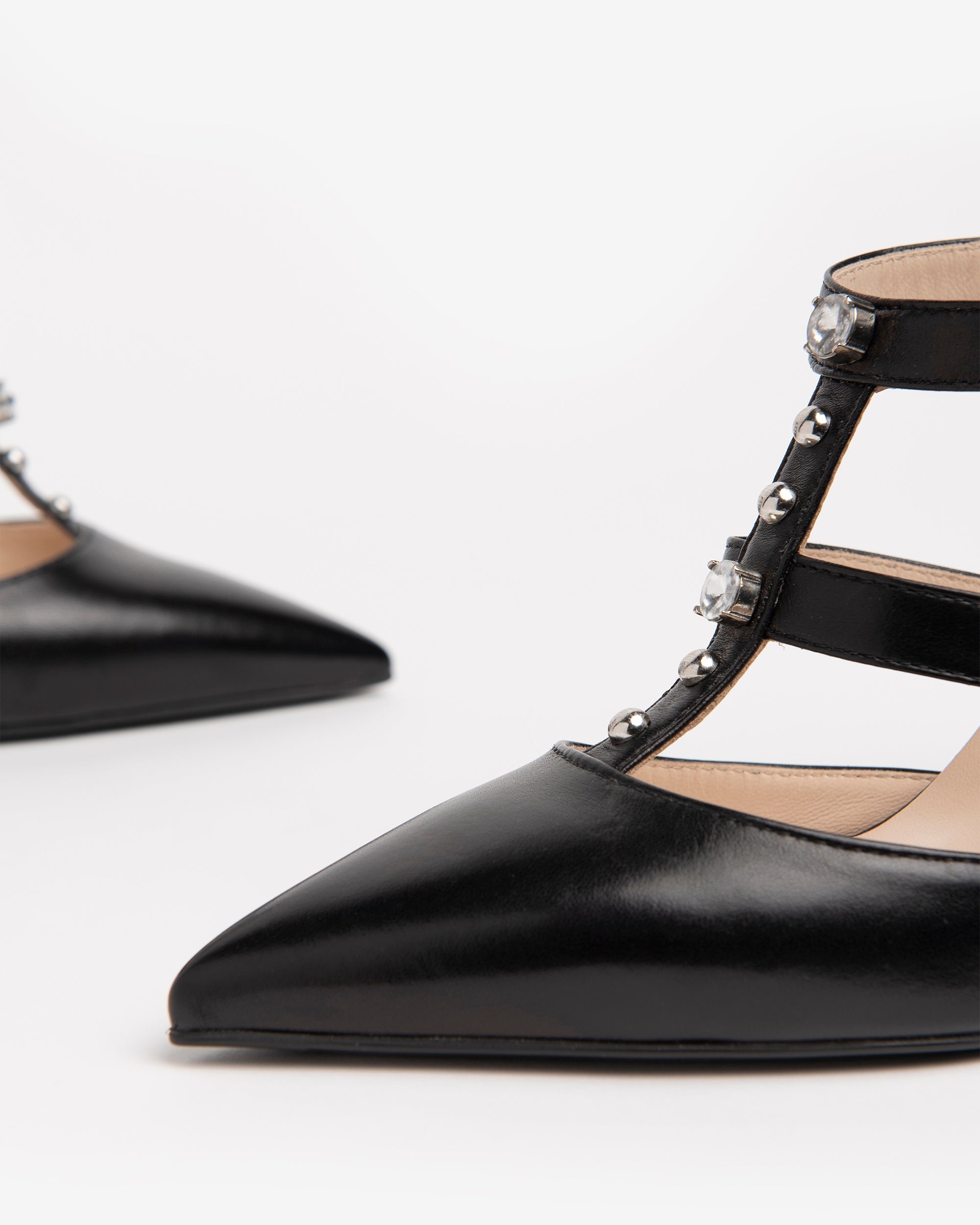 Nero Giardini Décolleté escarpins cuir strass pointure 38