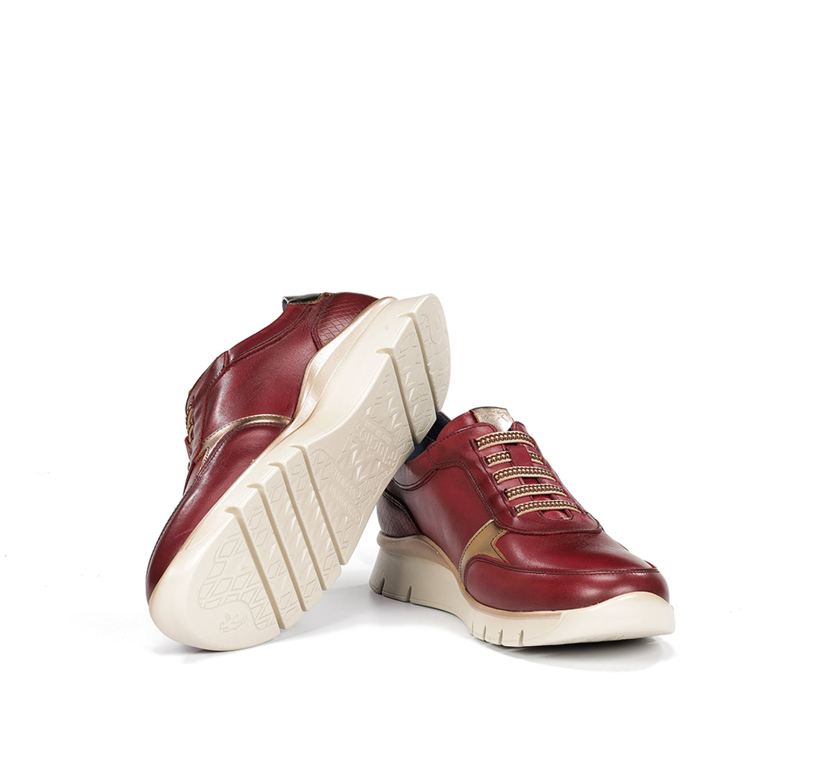 Fluchos Union F2074 baskets rouge femme large