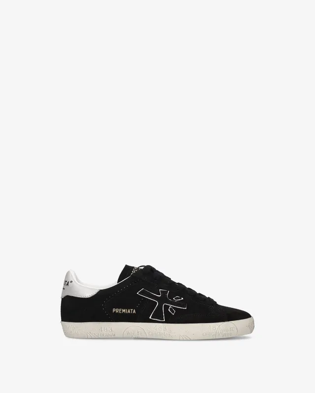 Premiata Stevend 8487 Sneakers Femme Daim Noir