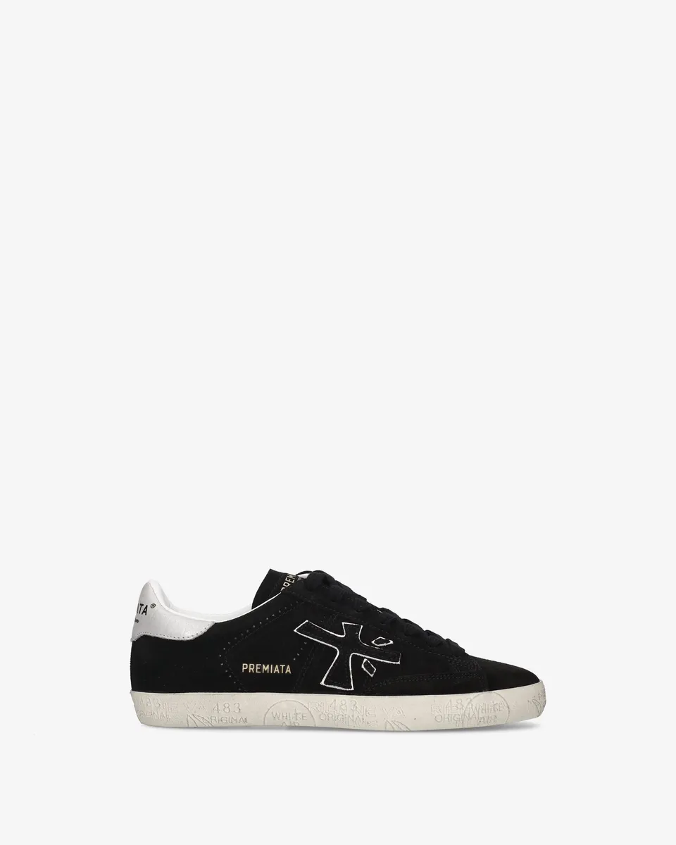 Premiata Stevend 8487 Sneakers Femme Daim Noir