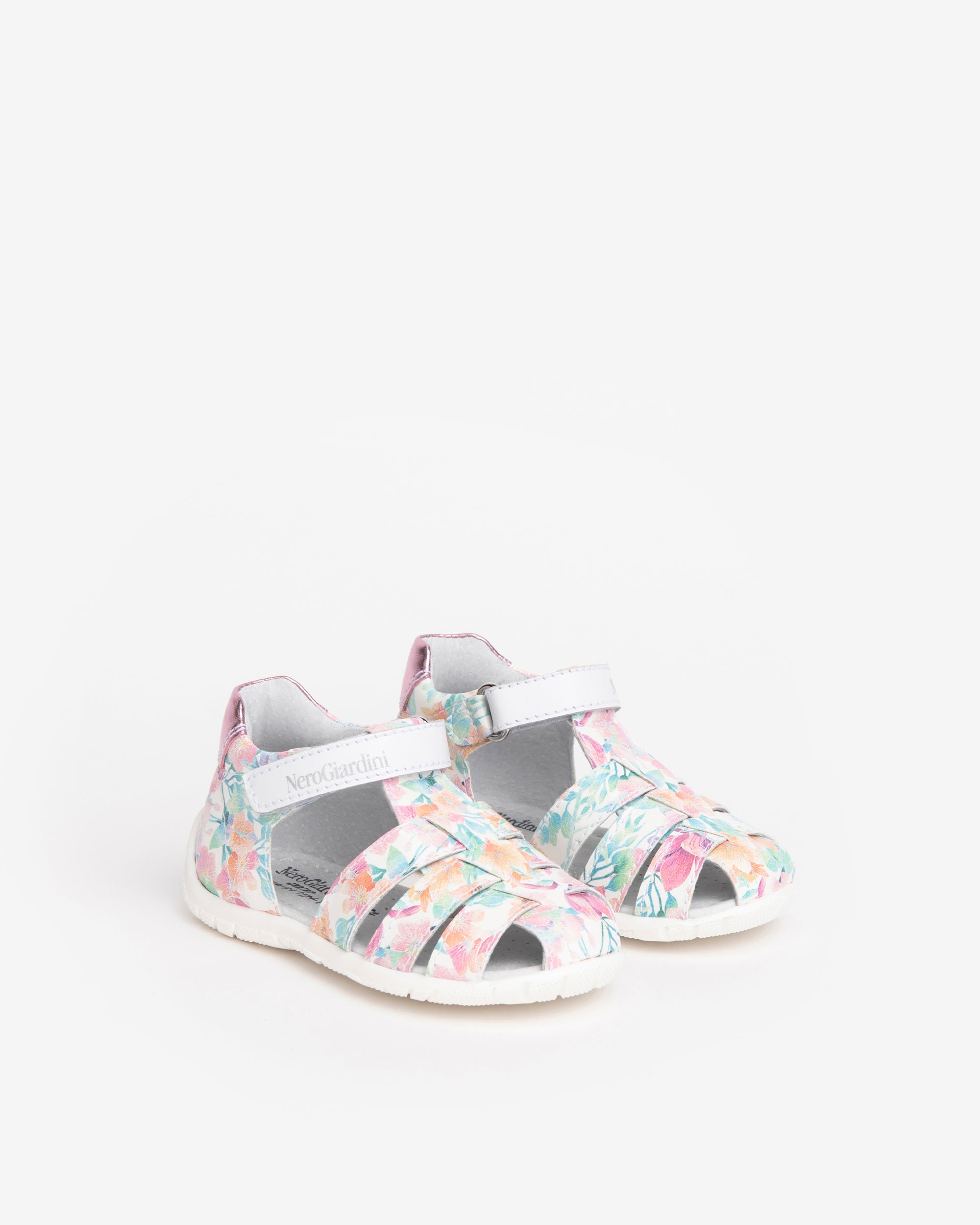 Nero Giardini Sandals sandales bébé fille fleurs scratch