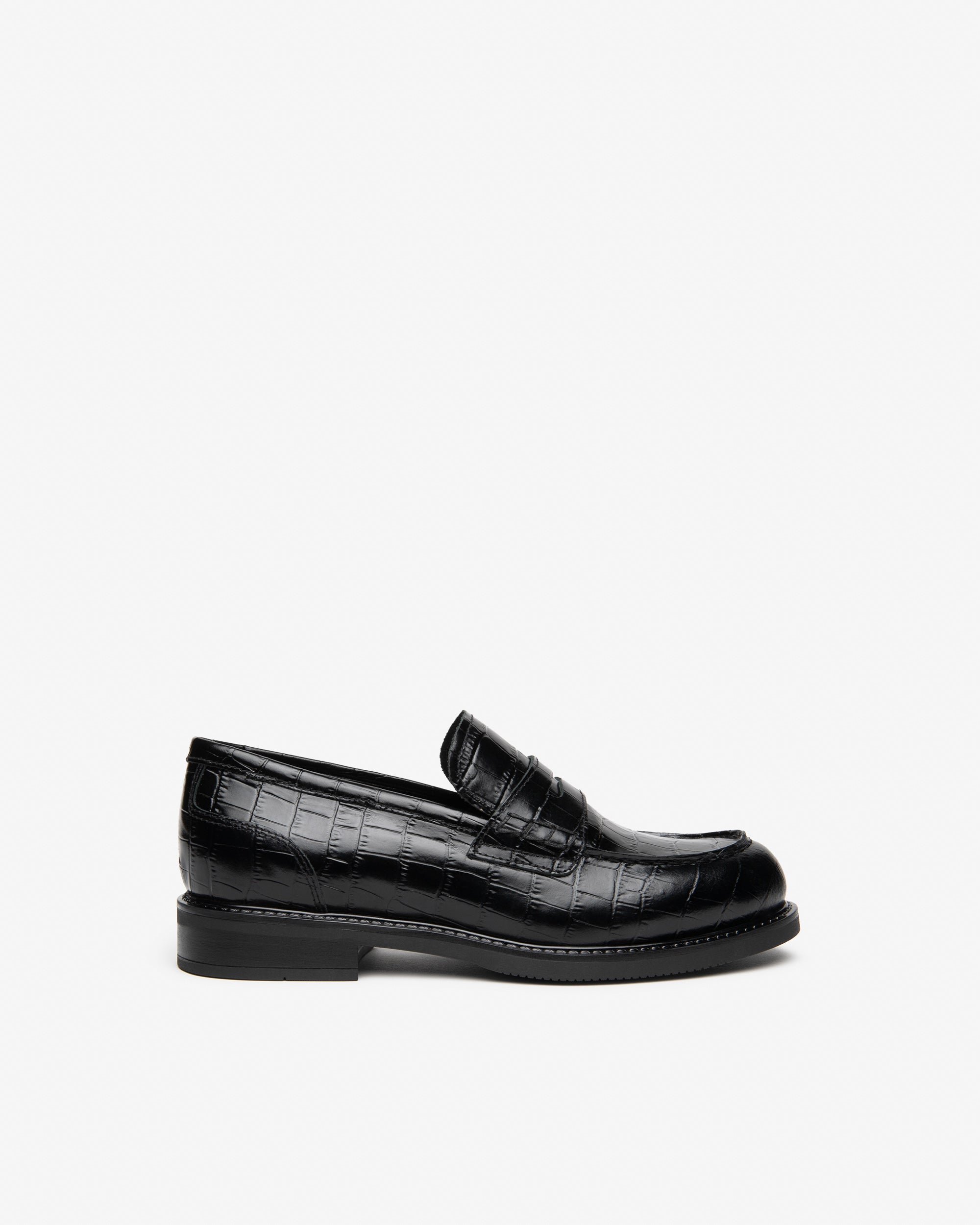 Nero Giardini Loafers mocassins cuir croco 38
