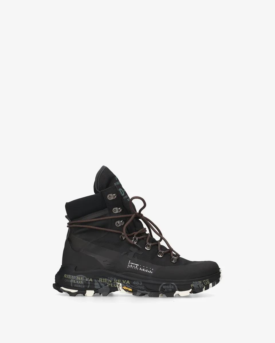Premiata MidTreck 507 baskets homme noir Vibram