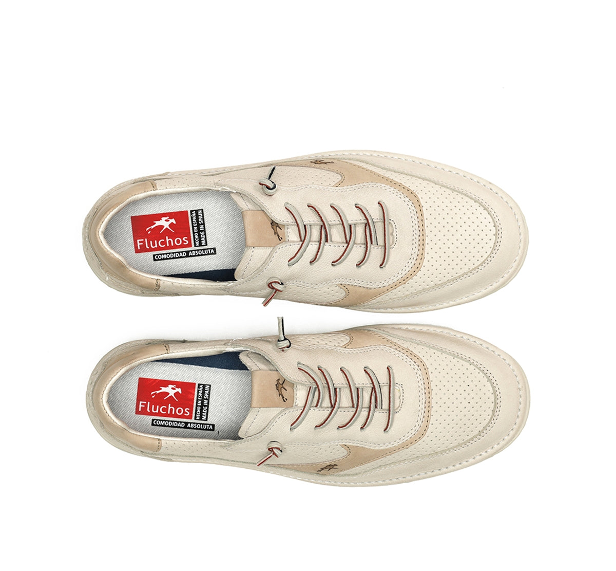 Fluchos Leo F1943 baskets taupe homme légères