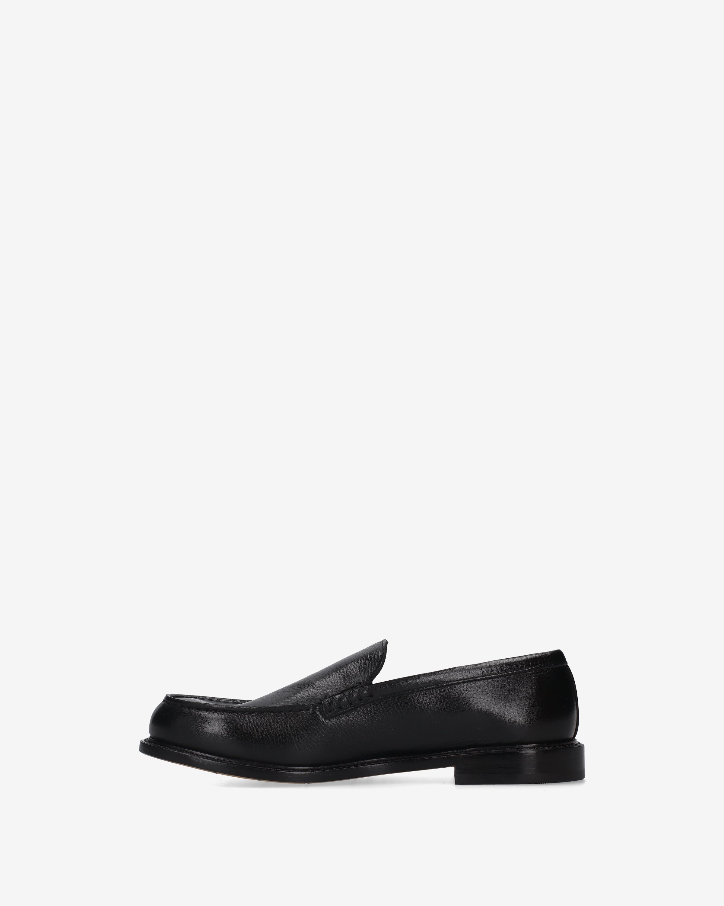 Premiata Tumbled Moccasin Mocassin Noir Cuir
