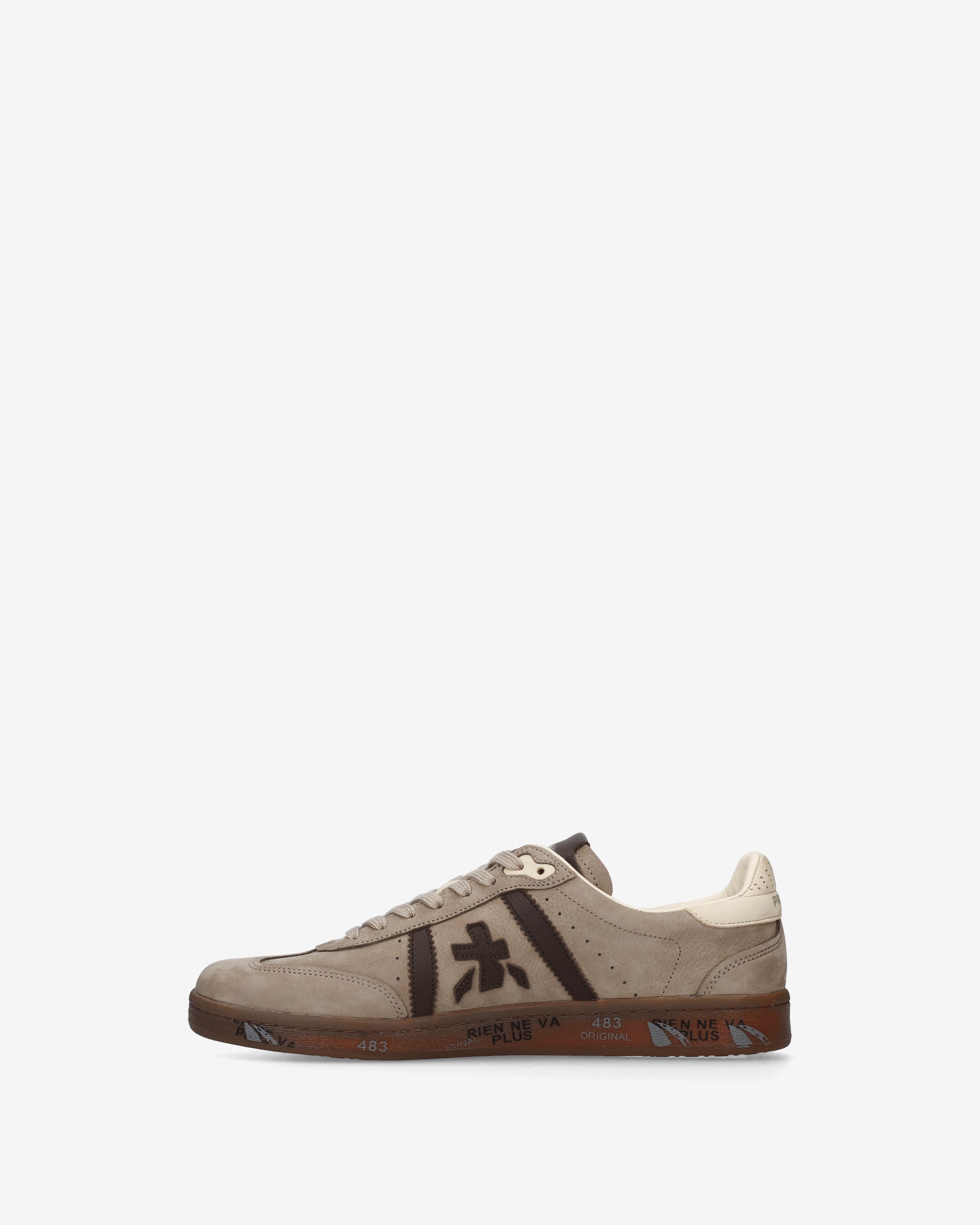 Premiata Bonnie 8593 sneakers homme daim taupe