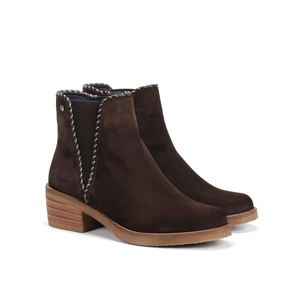 Dorking by Fluchos Layla D9545 bottines marron talon bas