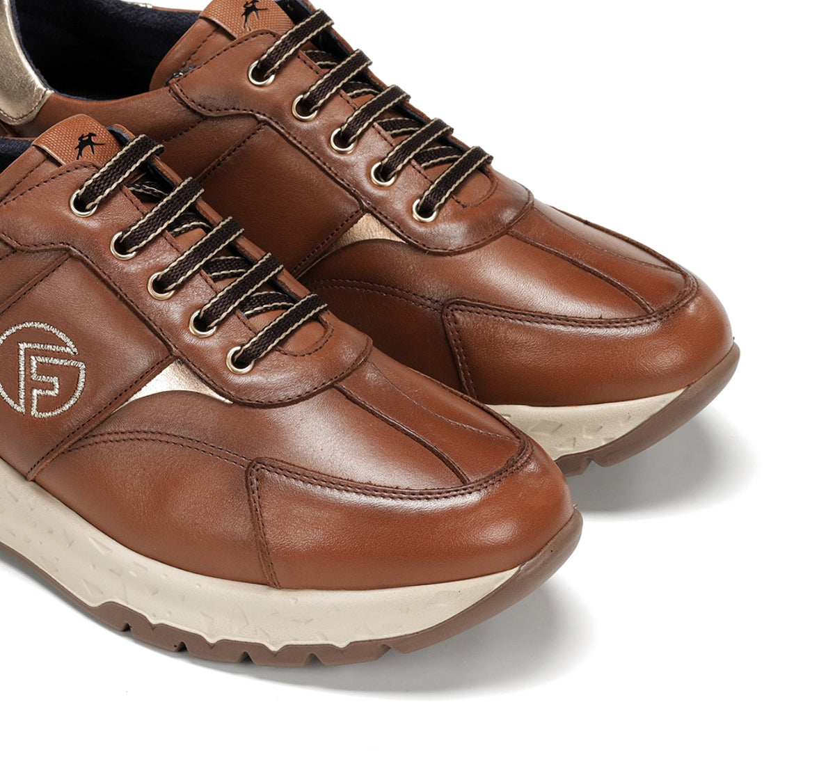 Fluchos Nexus F2309 baskets marron femme cuir