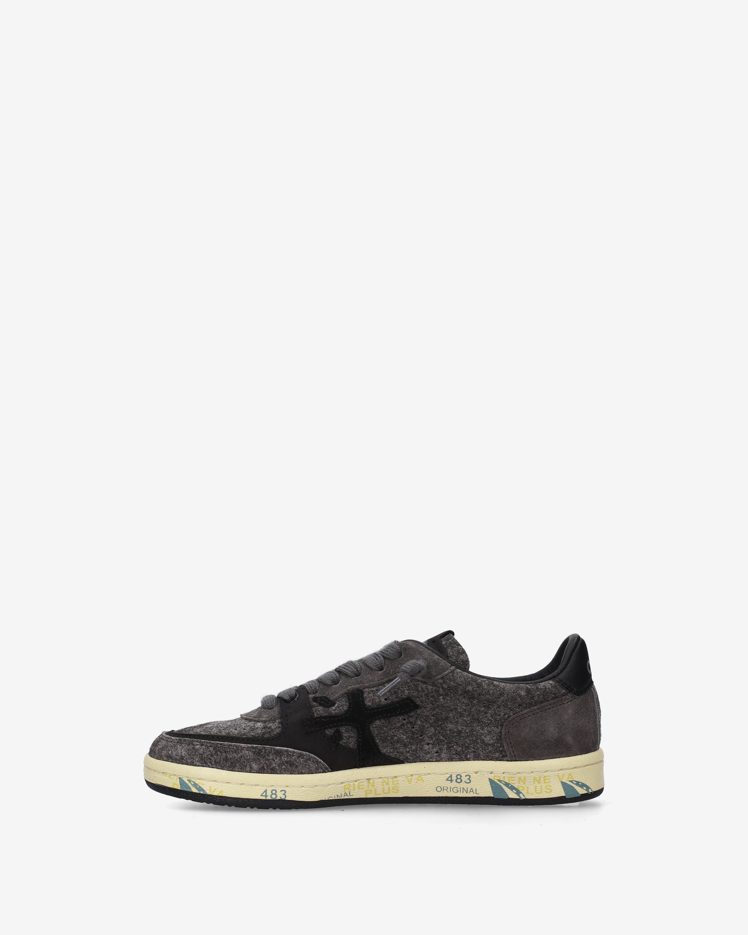Premiata Bskt Clayd 8713 sneakers femme daim gris