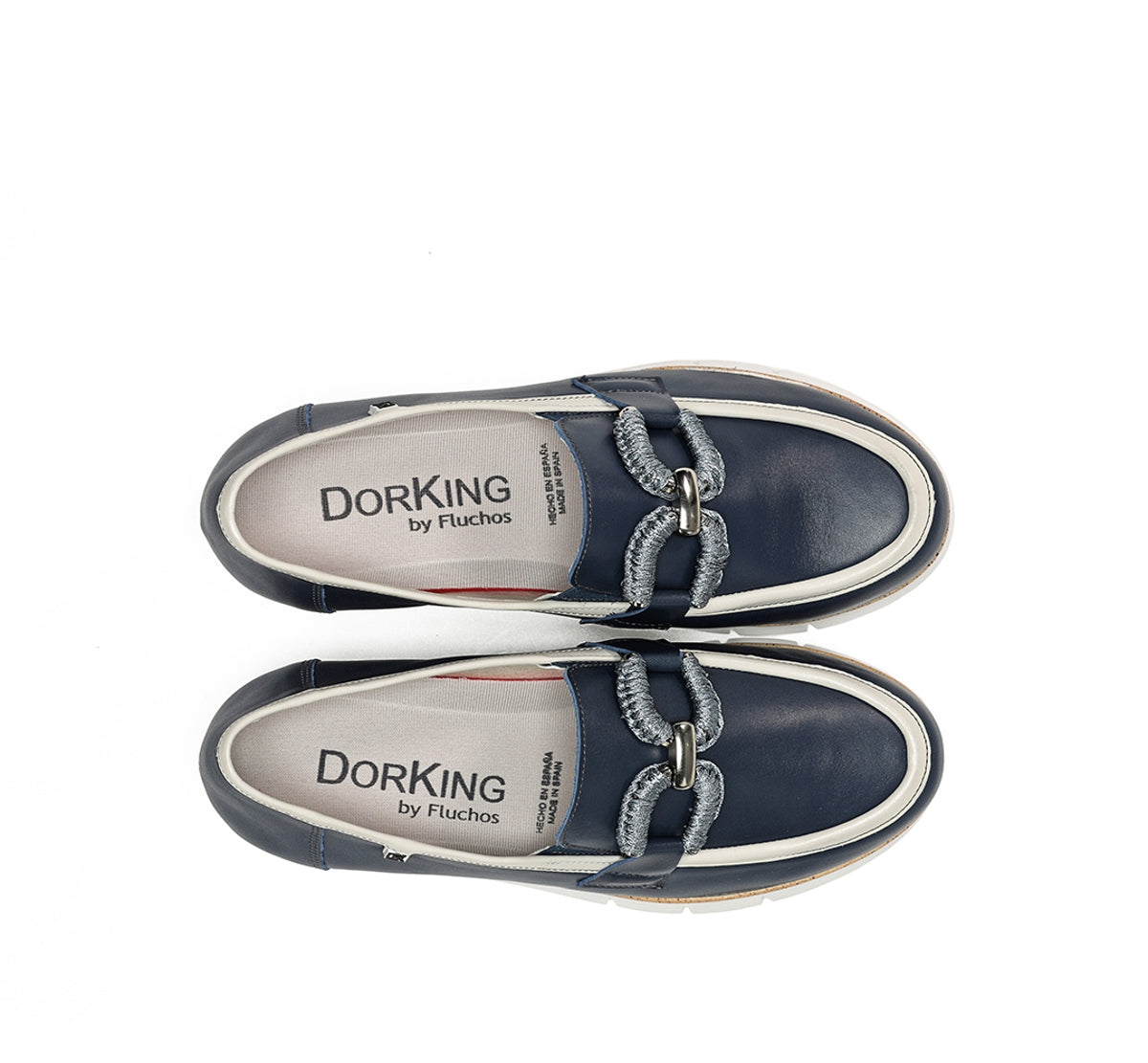 Dorking by Fluchos India D9298 Mocassins Bleu Femme