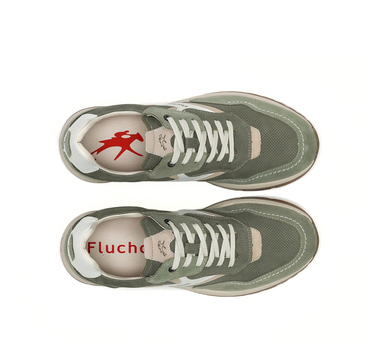 Fluchos Karter F2404 baskets vert léger homme