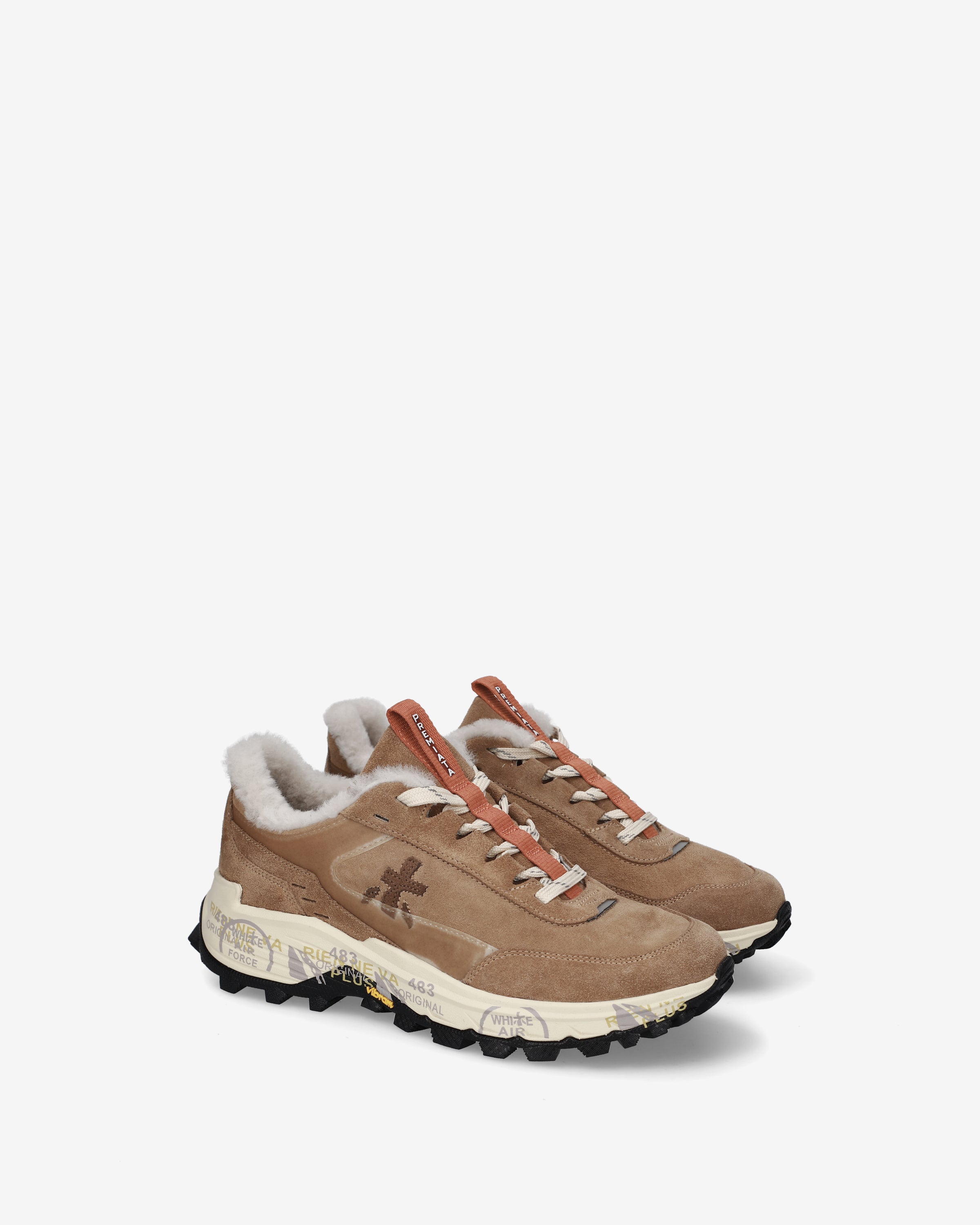 Premiata Devind 506M sneakers daim beige fourrées