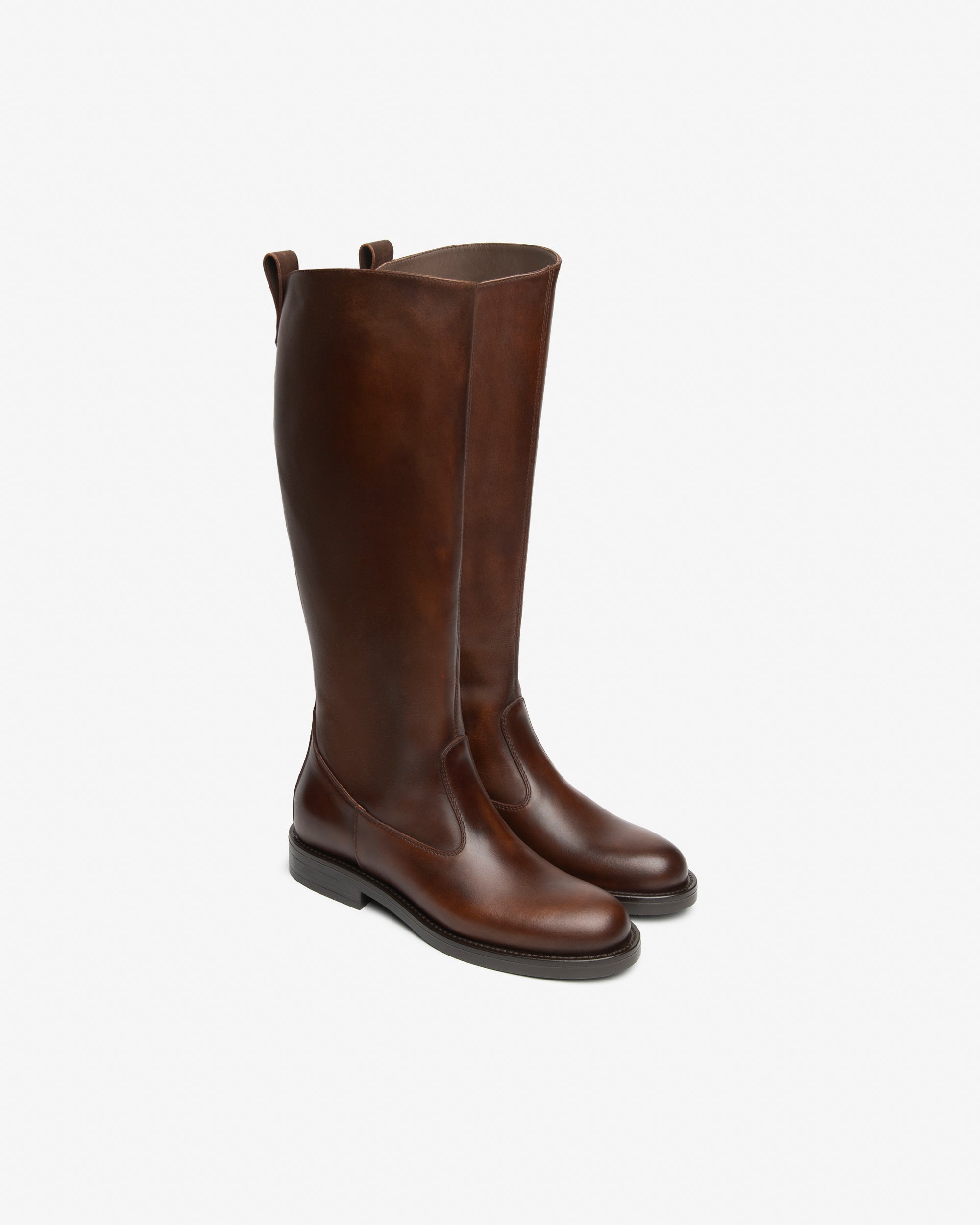 Nero Giardini Boots Bottes Cuir Femme Zip Talon 30 mm