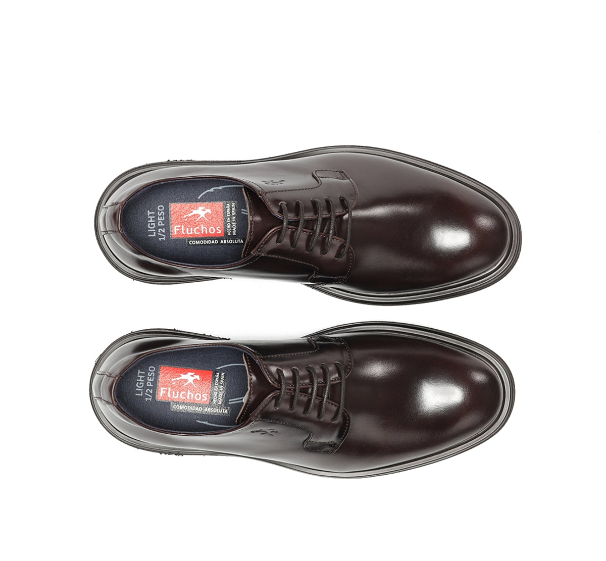 Fluchos Belgas F0631 chaussures marron homme cuir