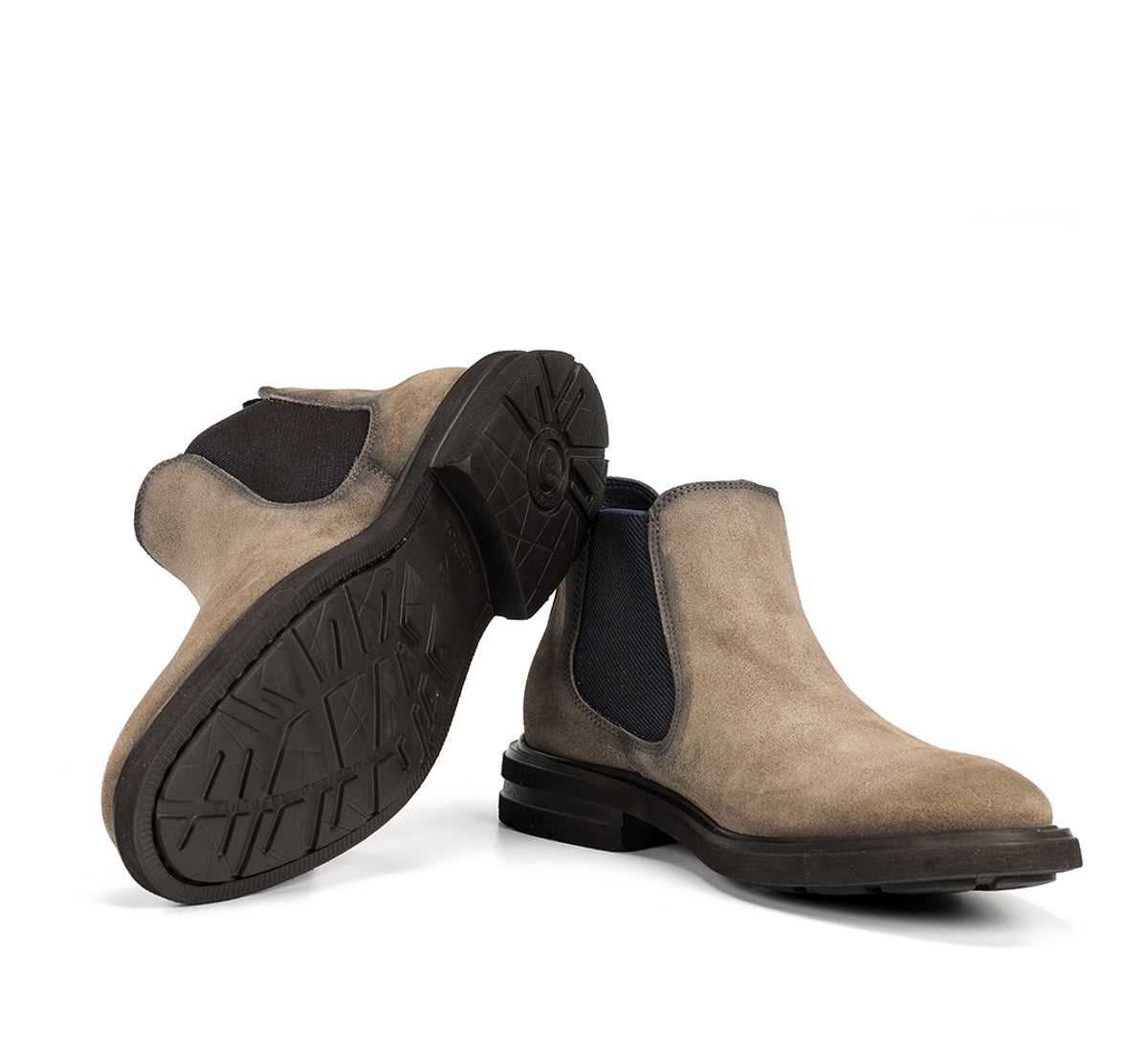 Fluchos Belgas F0770 bottines taupe cuir homme