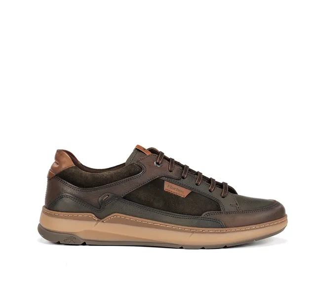 Fluchos Jeff F2279 baskets homme vert à lacets