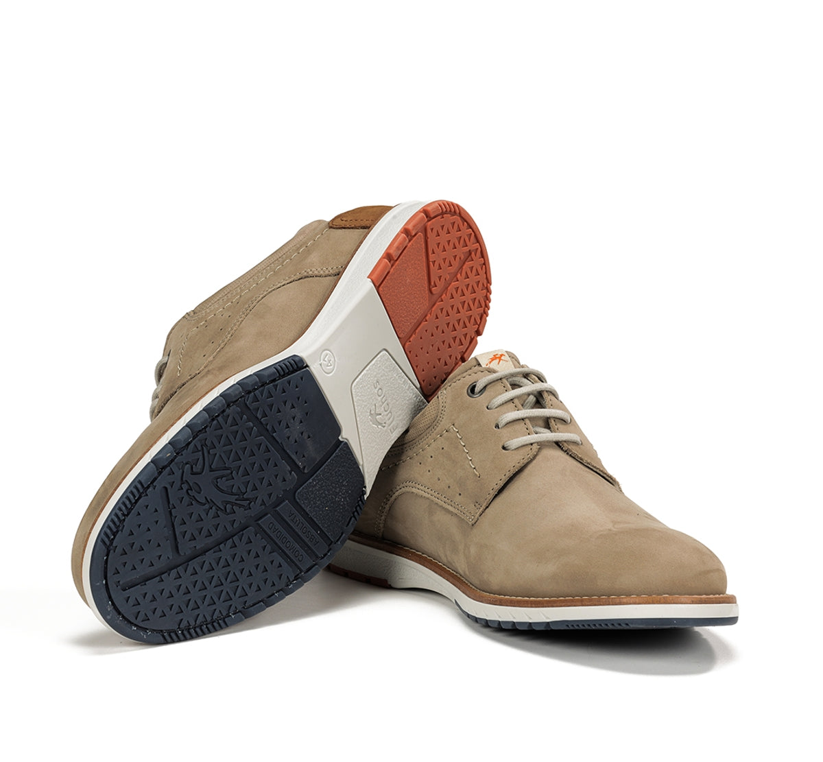 Fluchos Taylor F1978 chaussures taupe homme cuir