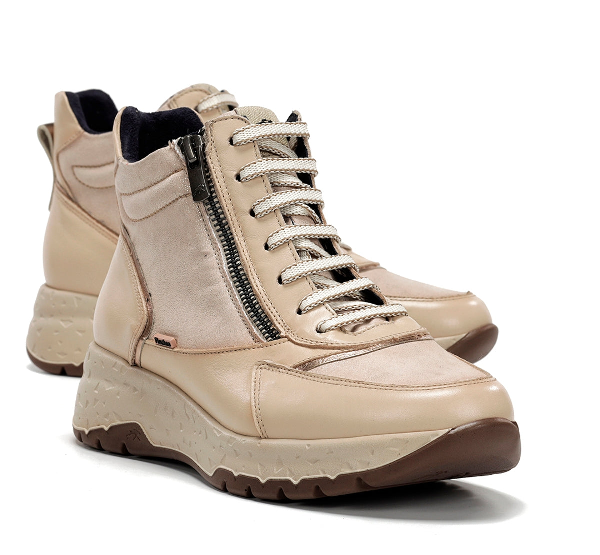 Fluchos Nexus F2311 Bottine Blanc Cuir Femme