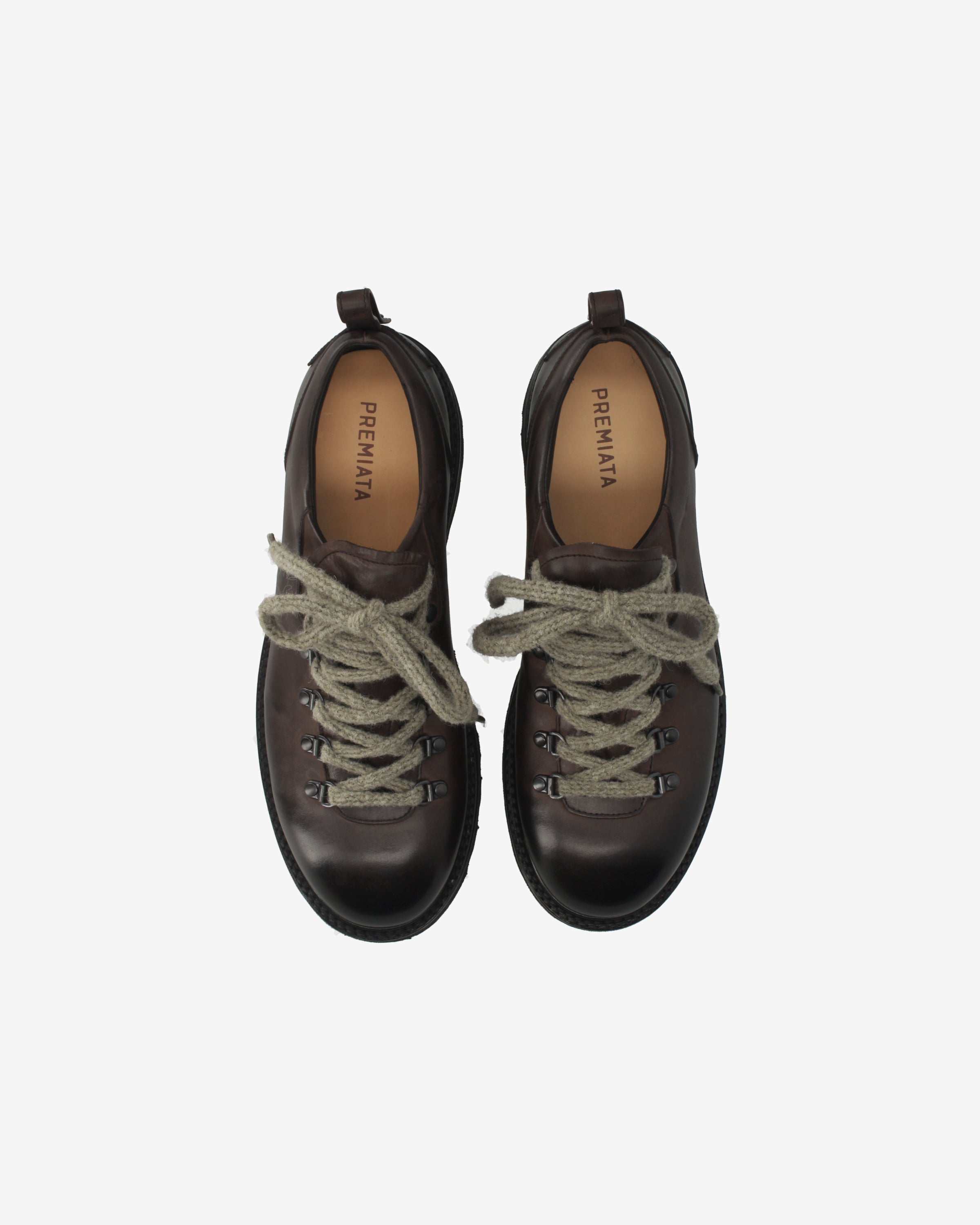 Premiata Mountain Brush derby cuir semelle crantée taille 9