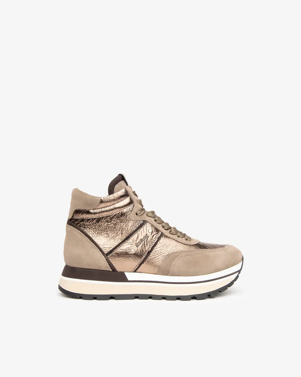 Nero Giardini Sneakers baskets montantes cuir suède 38