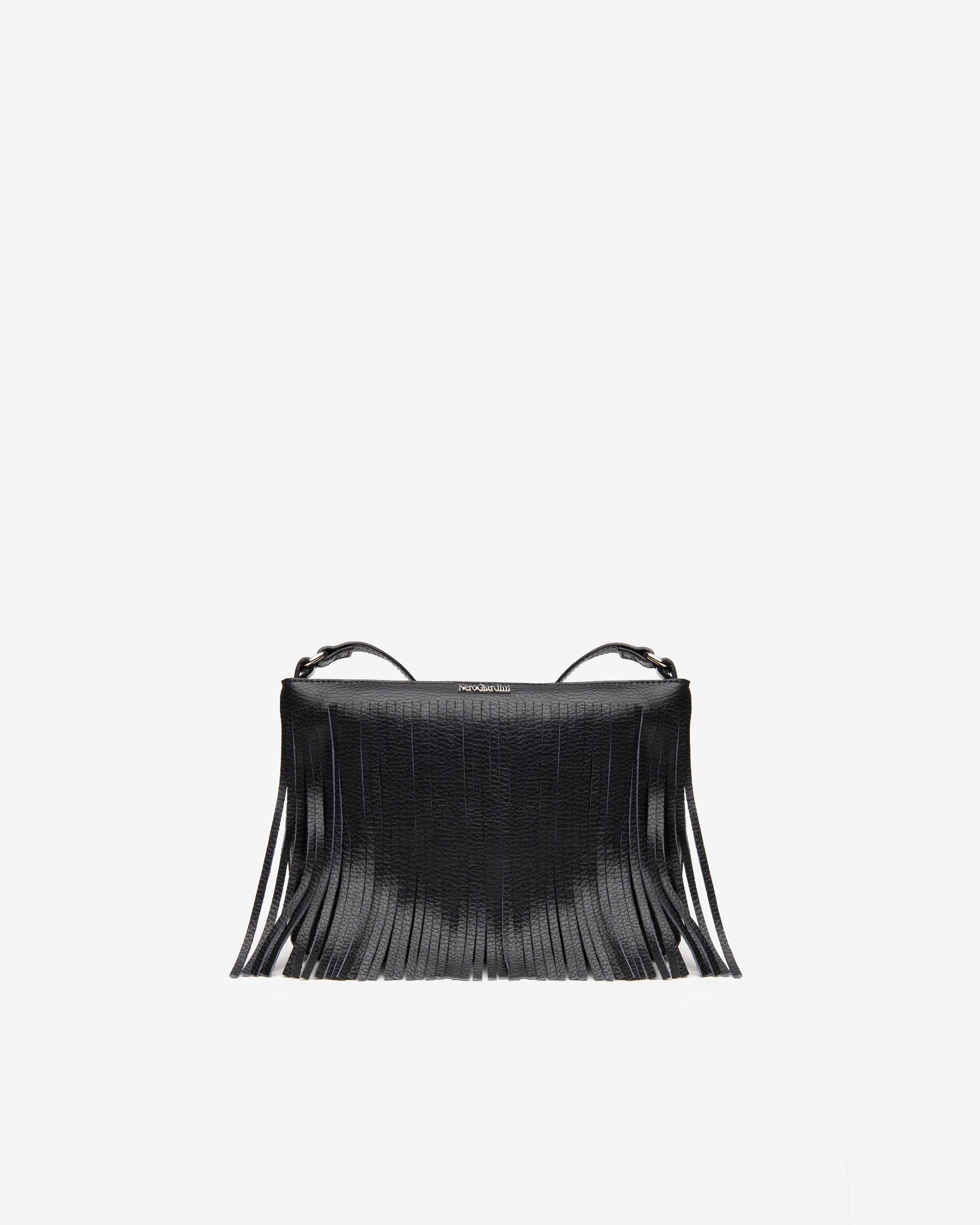 Nero Giardini Bags sac bandoulière cuir franges PZ