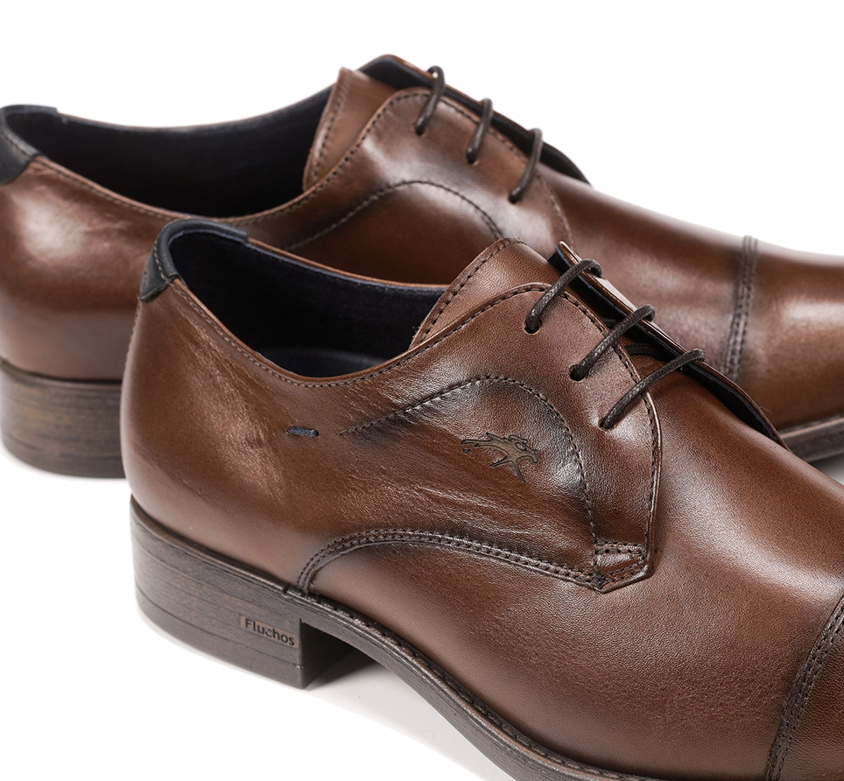 Fluchos Zapatos Luke F1055 derbies marron homme cuir