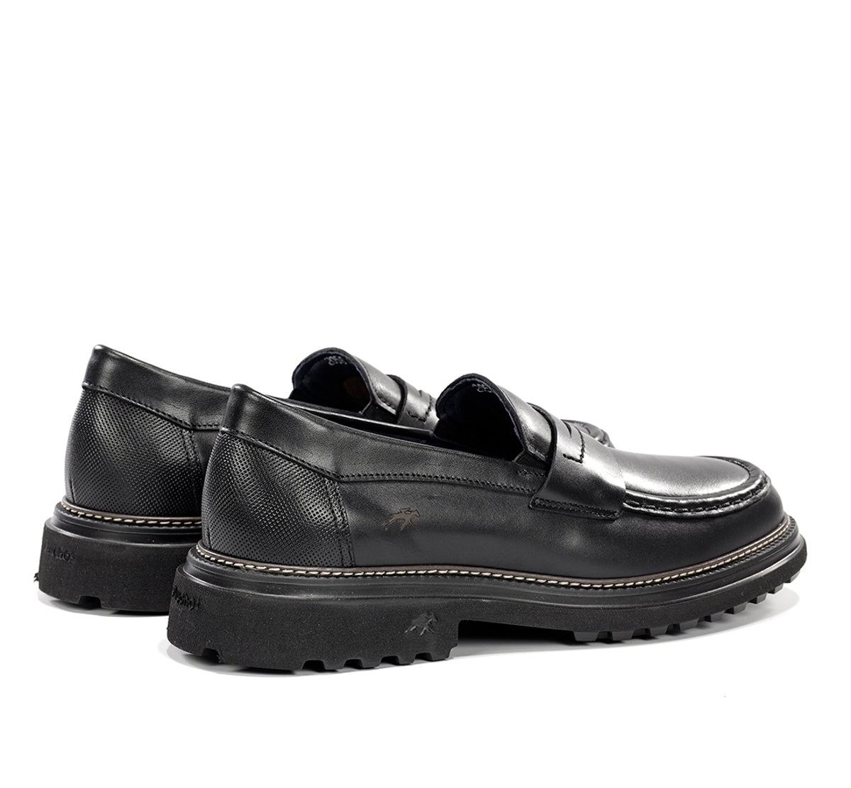 Fluchos Lincon F2058 mocassin homme noir cuir