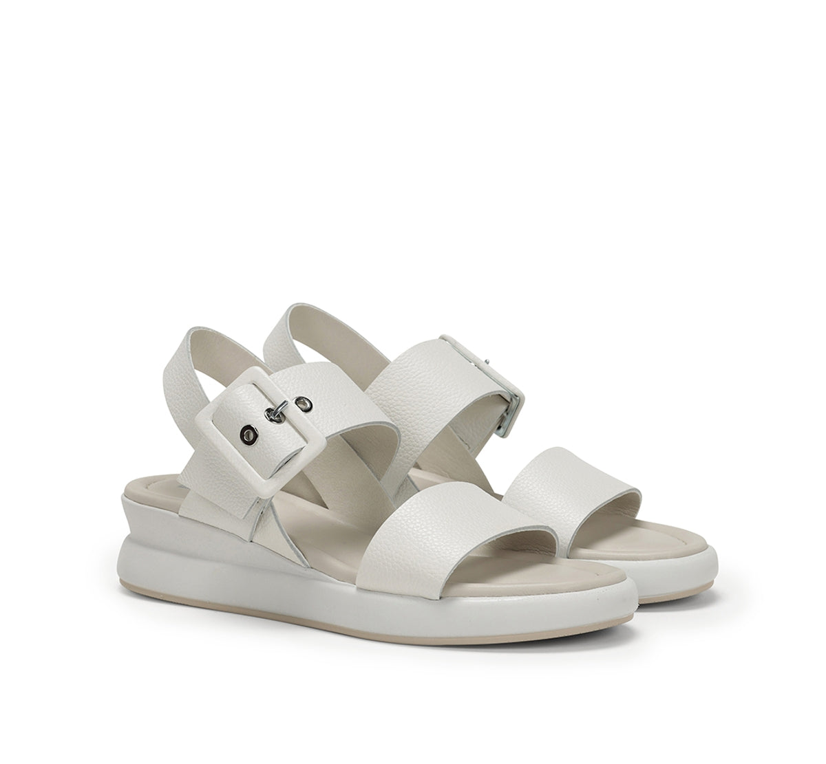 Dorking Slam D9088 Sandales Femme Blanc Boucles