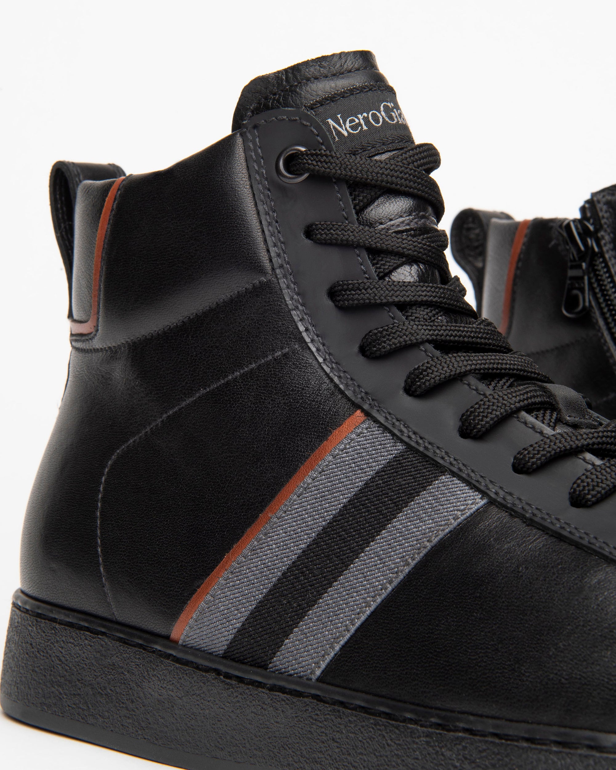 Nero Giardini Sneakers montantes cuir homme