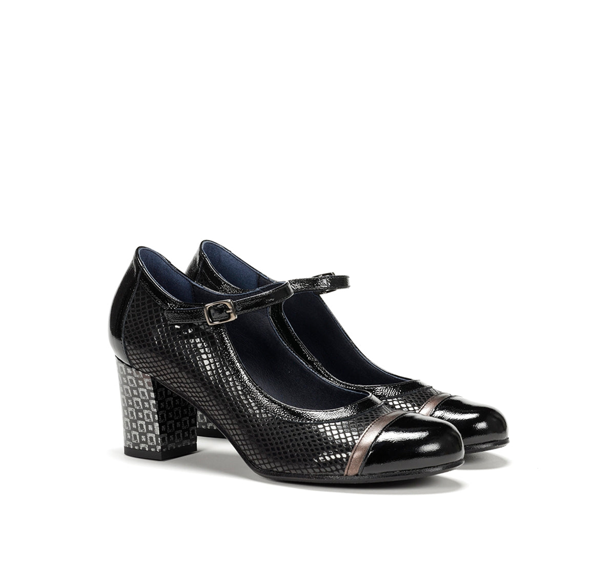 Dorking Rodin D8669 escarpins noir femme
