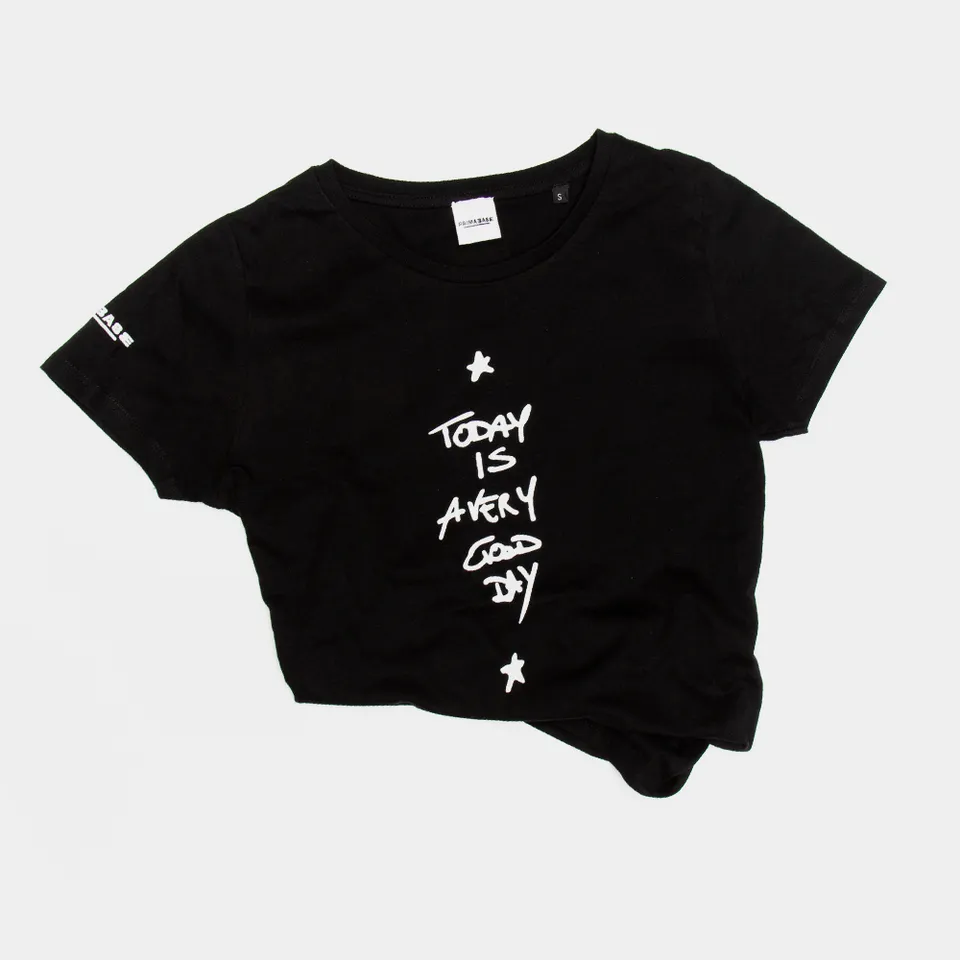 Primabase Leitmotiv t-shirt femme coton noir