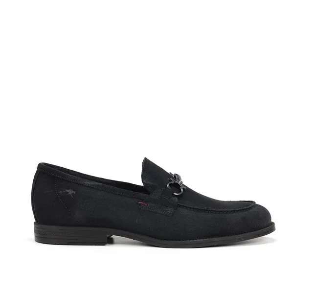 Fluchos Henri F1930 mocassin bleu homme cuir