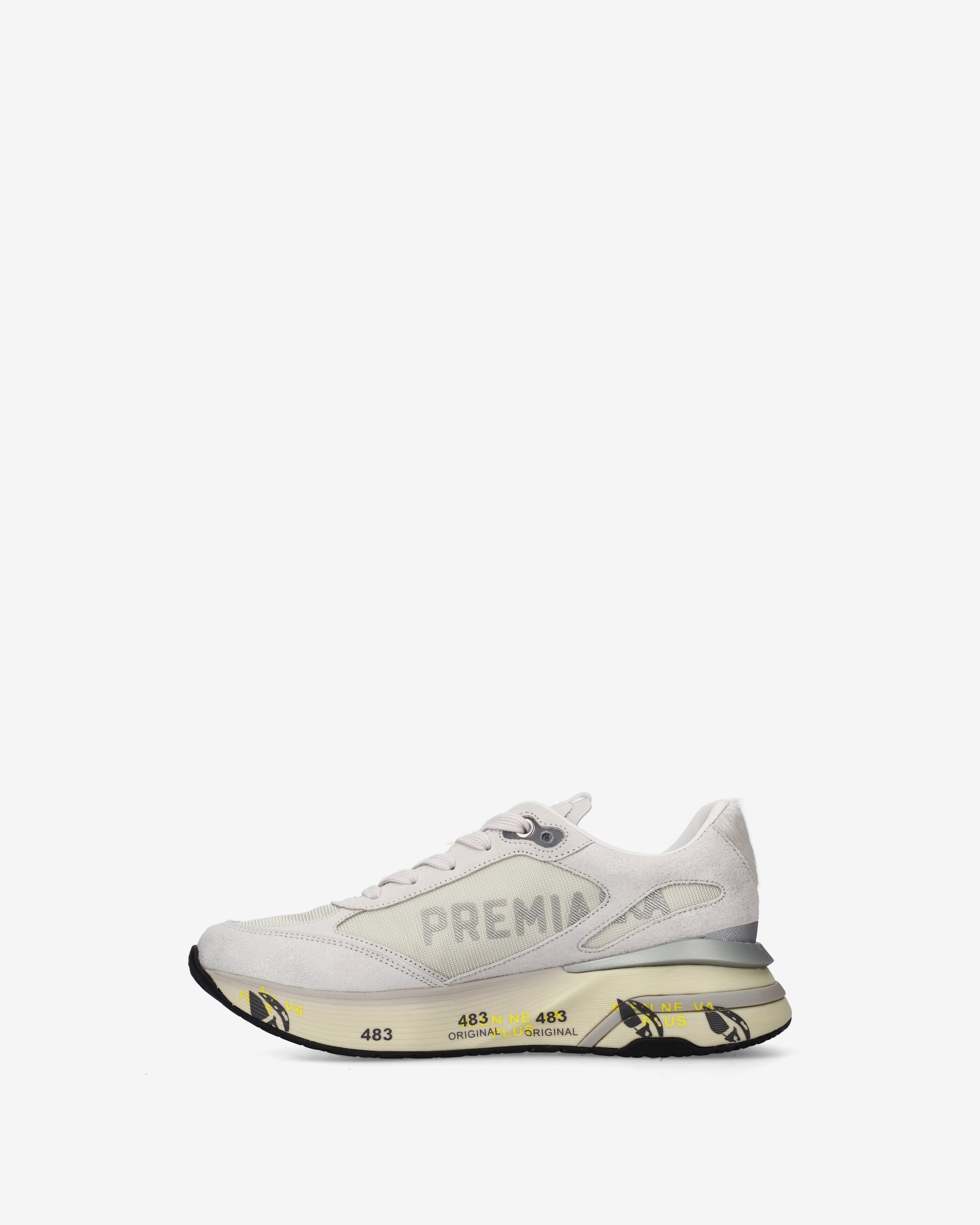 Premiata Moerund 8564 sneakers ivoire femme daim
