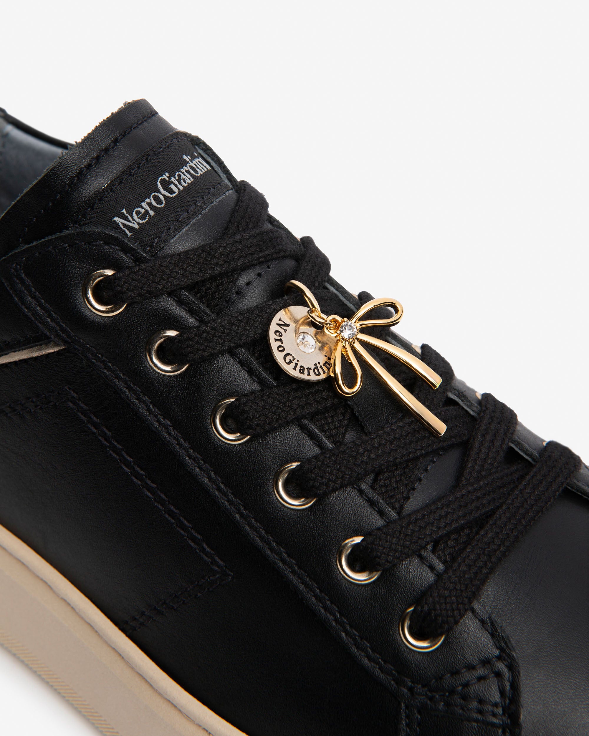 Nero Giardini Sneakers baskets cuir femme plateforme 38