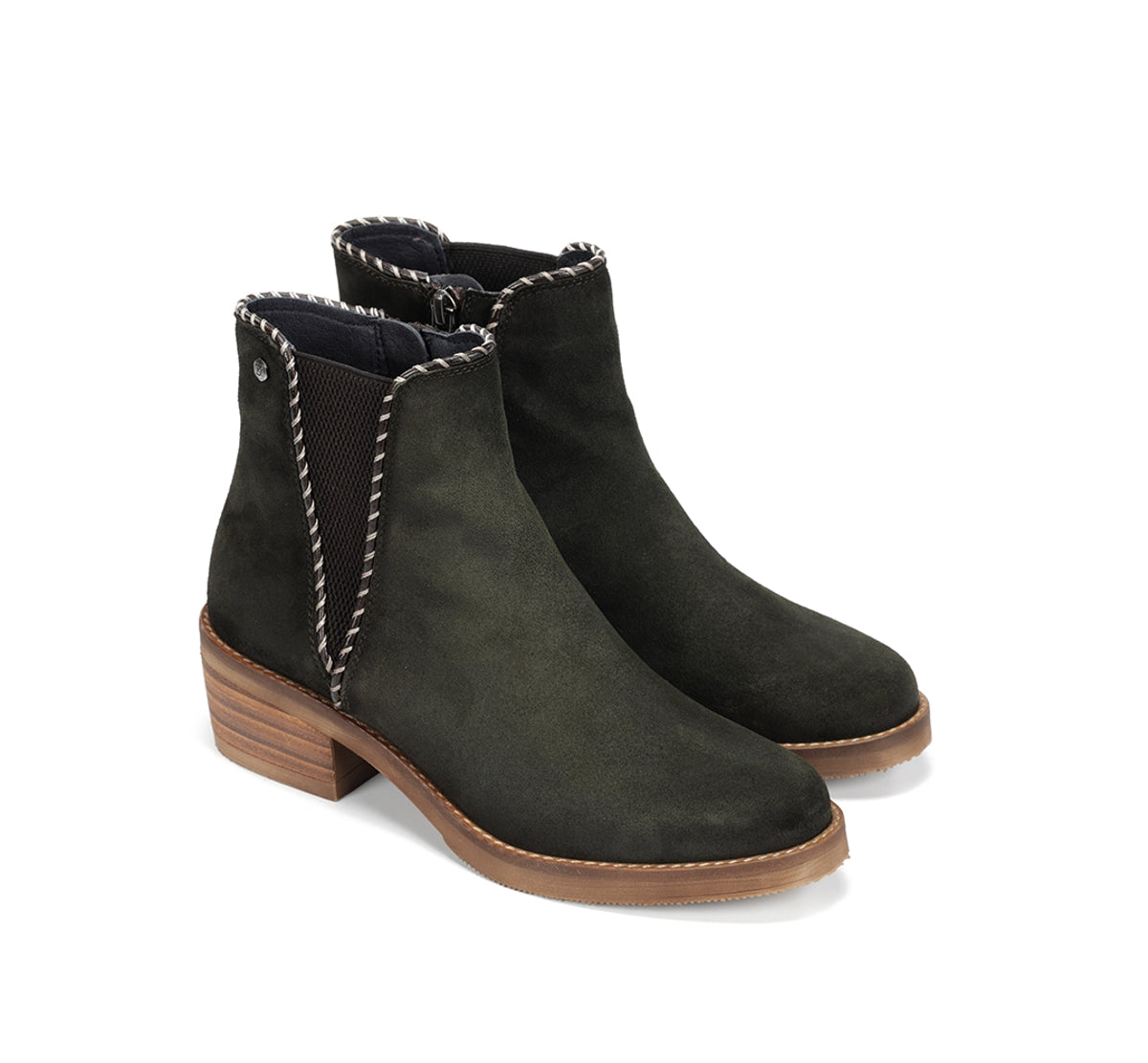 Dorking by Fluchos Layla D9545 bottine verte talon bas