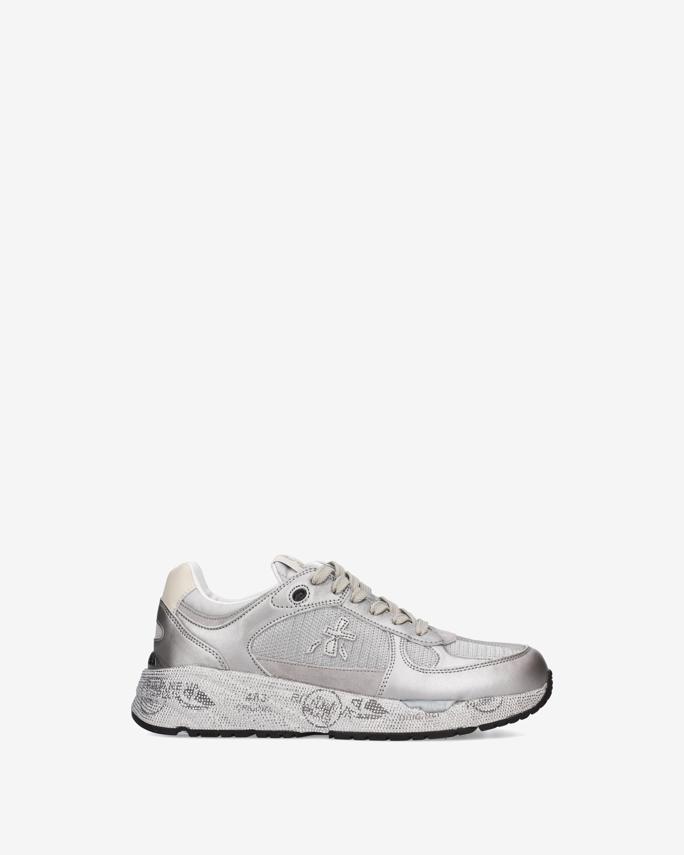 Premiata Mased 7093 sneakers argent métallisé