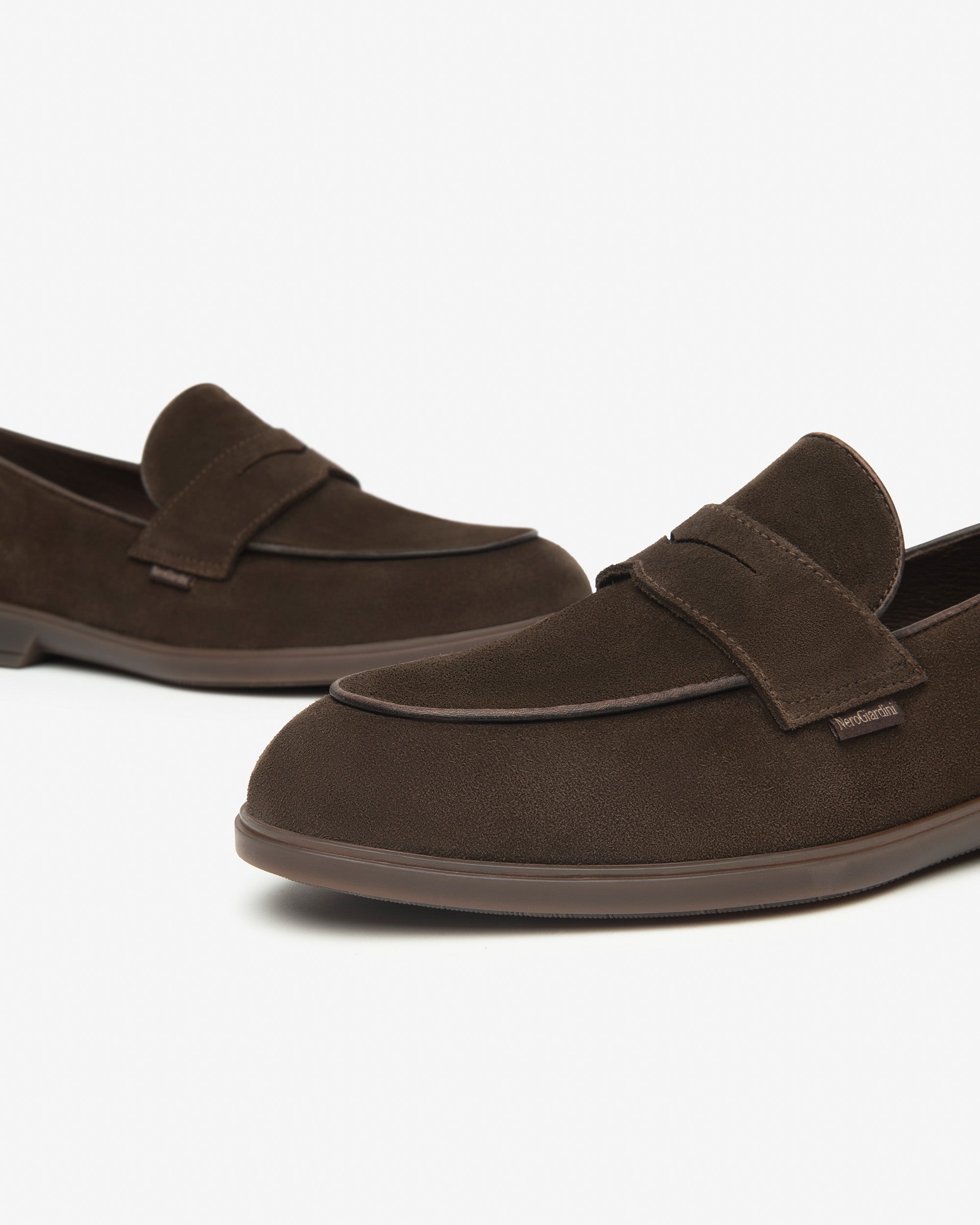 Nero Giardini Loafers Mocassins Homme Daim Confort 42