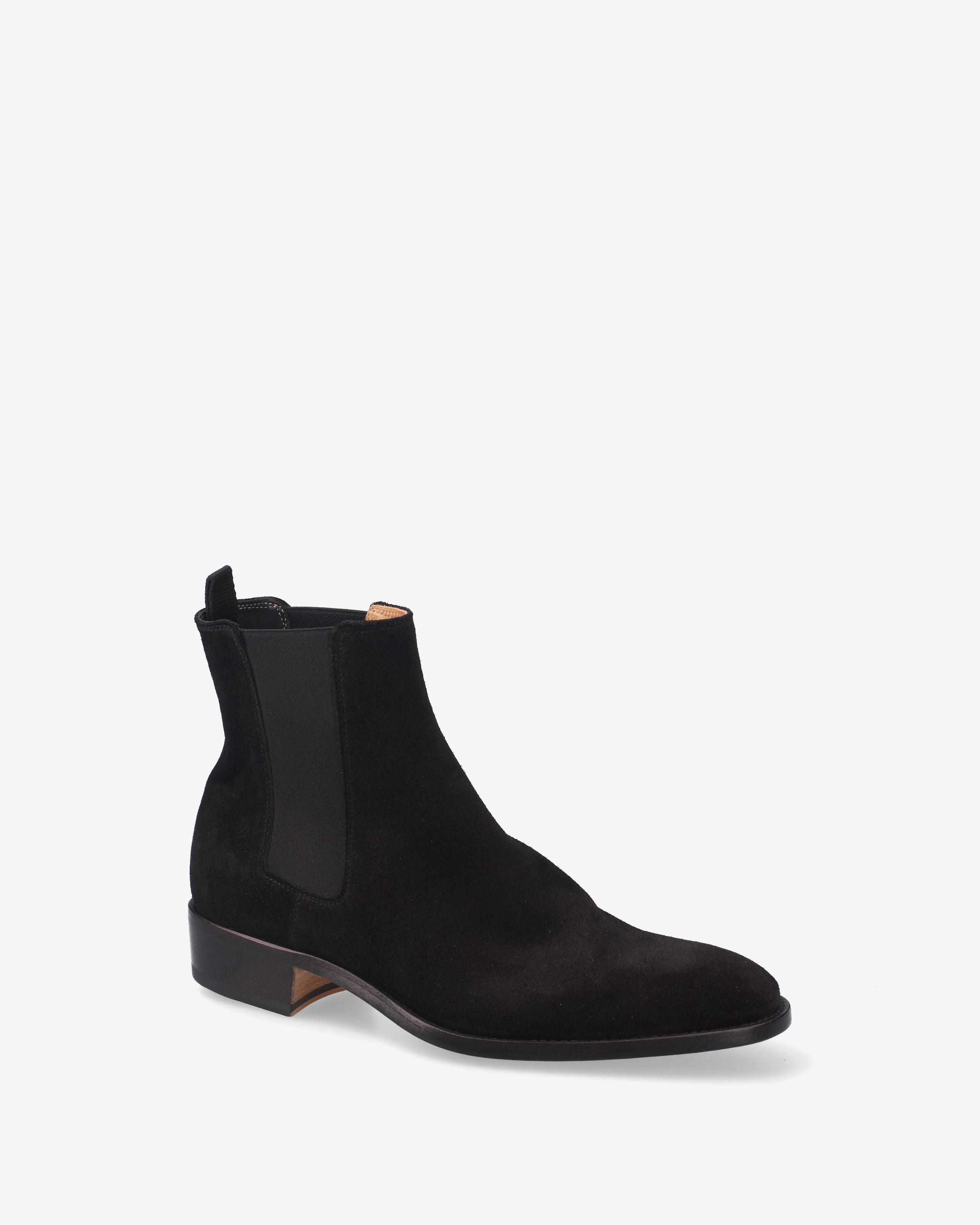 Premiata Boots bottines daim noir homme talon 30 mm