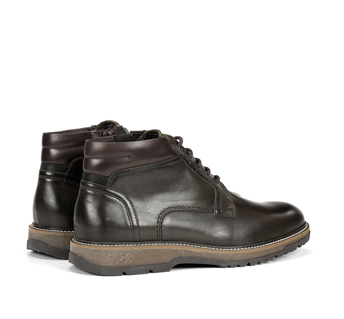 Fluchos Buggy F2321 bottines vert homme cuir