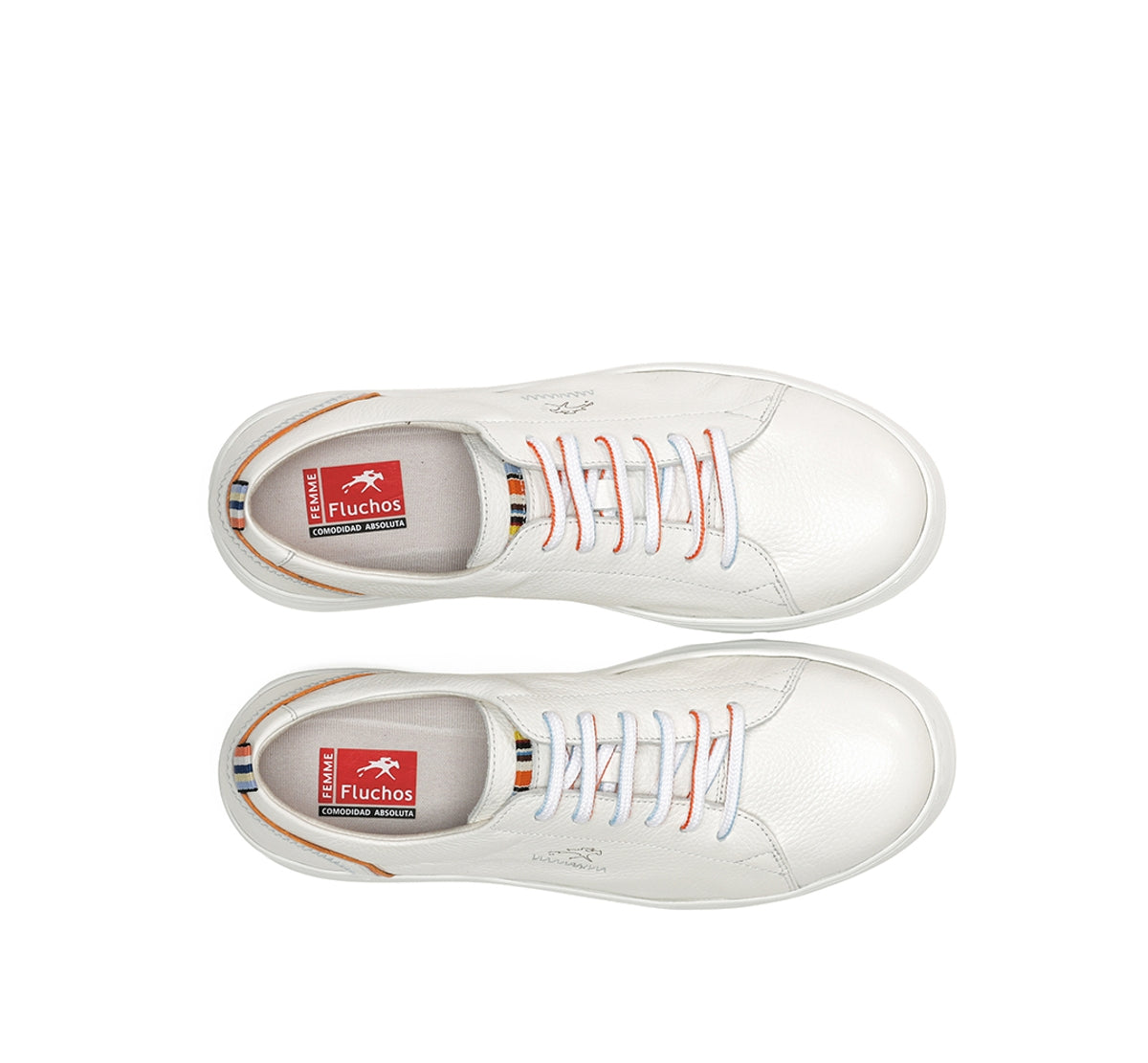 Fluchos Pompas F1422 baskets blanc femme cuir