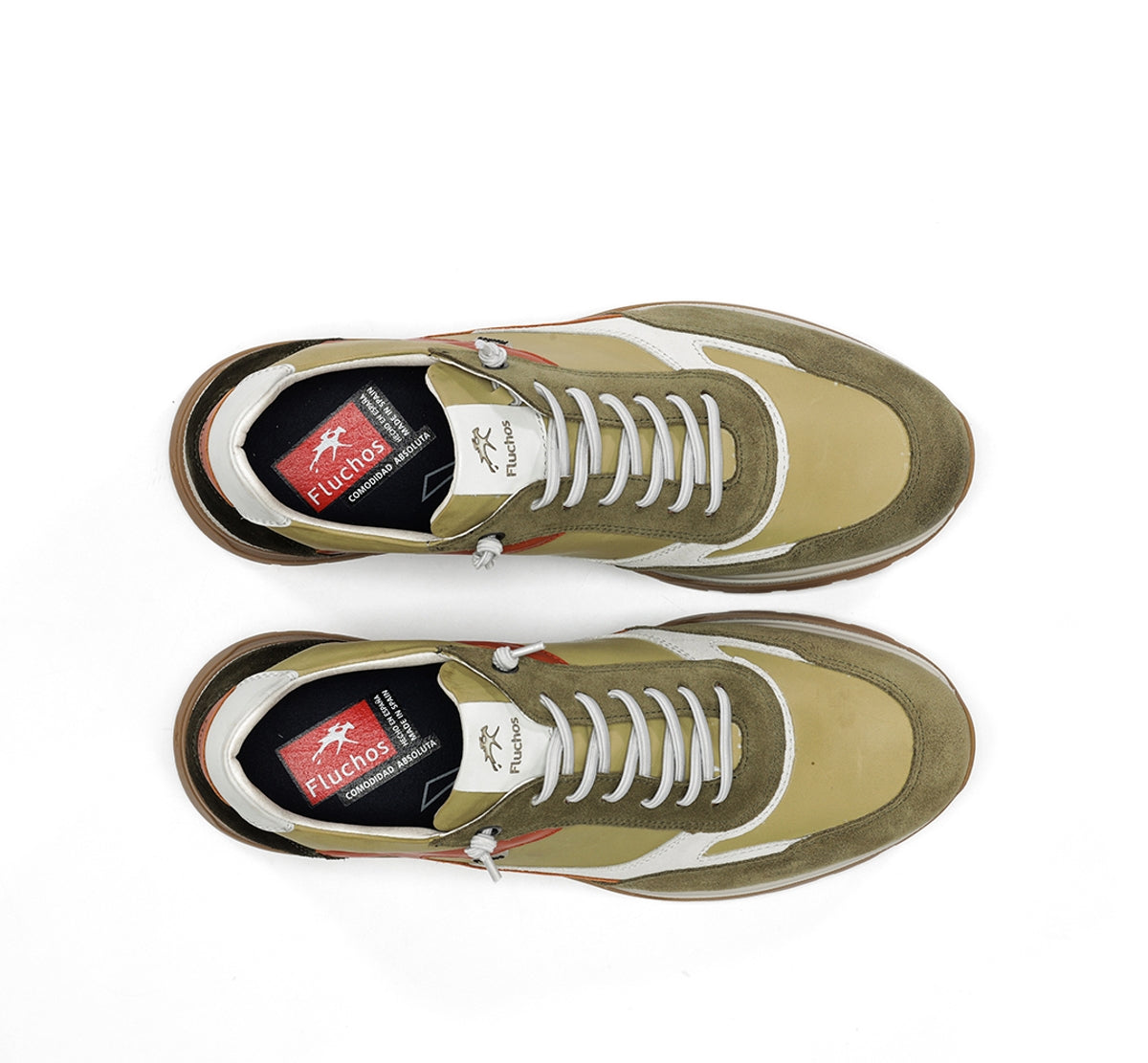 Fluchos Deportivos Louis F2192 baskets cuir vert