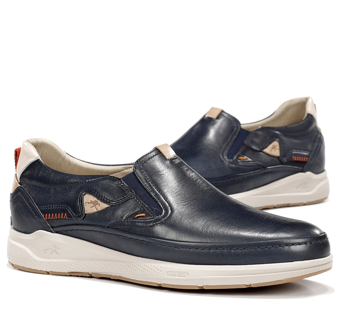 Fluchos Slip On Kadir F2445 chaussures bleues homme léger