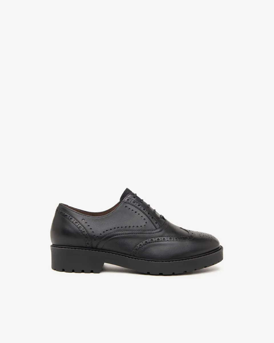 Nero Giardini Tie-up derbies cuir femme lacets bureau