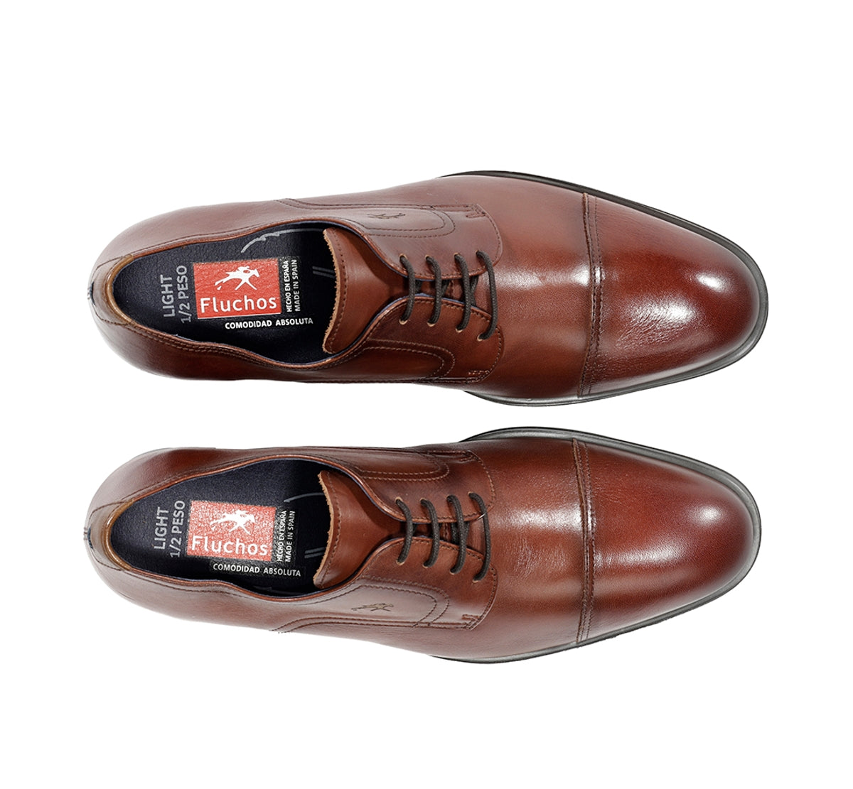 Fluchos Asgard F1885 chaussure ville homme marron cuir